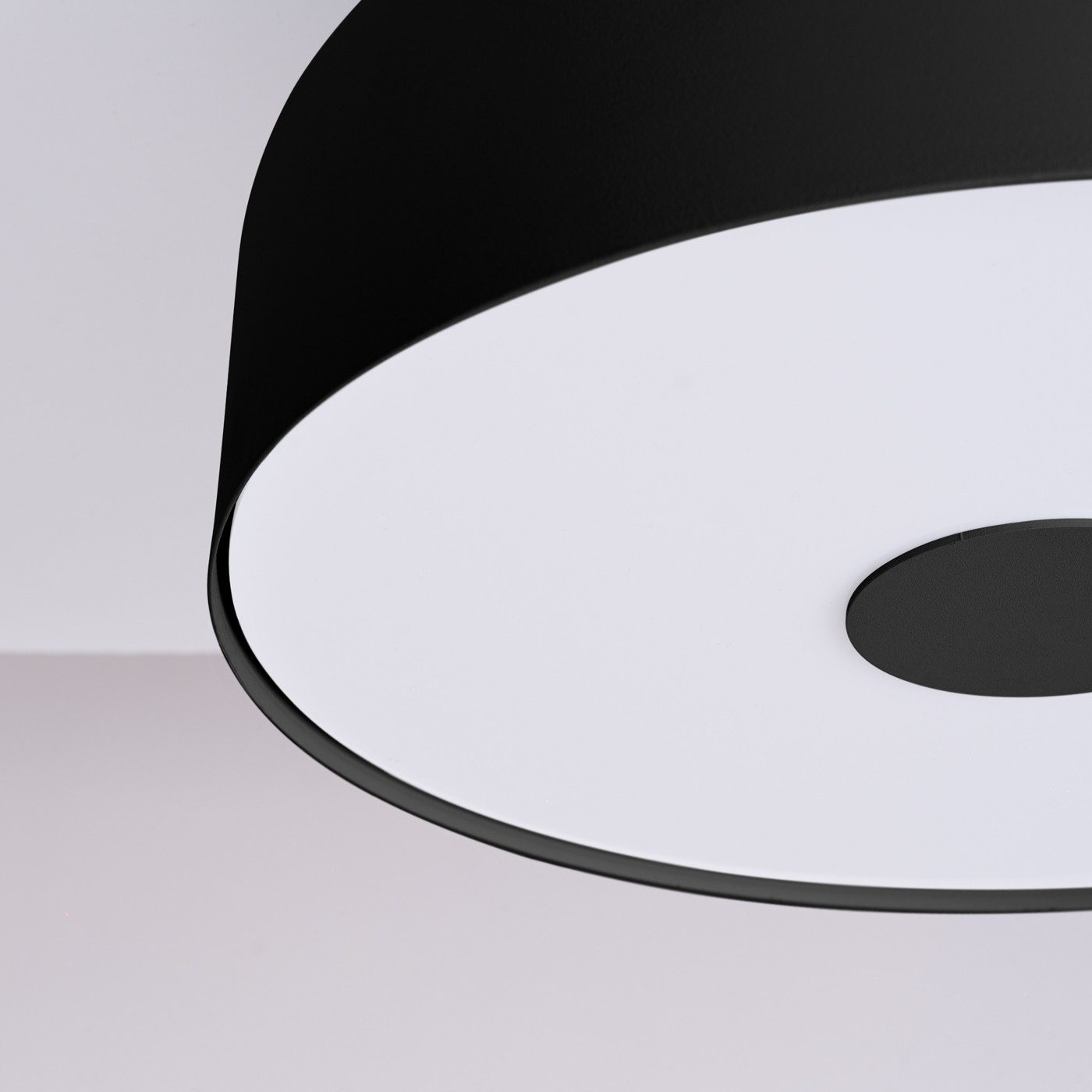 SOLLUX lighting Deckenleuchte Plafond Omiq Schwarz, Nicht enthalten