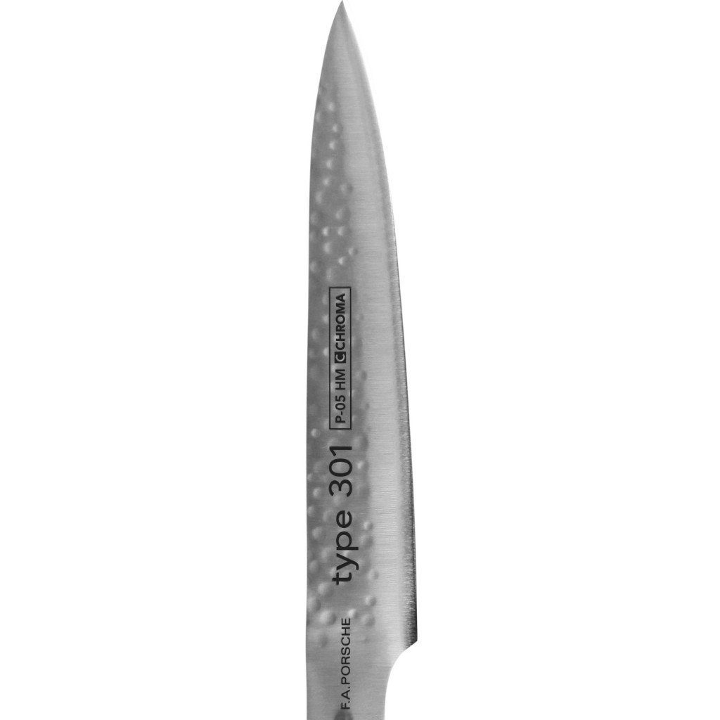 CHROMA Tranchiermesser P-05 HM Type 301 Tranchiermesser mit Hammerschlagoptik