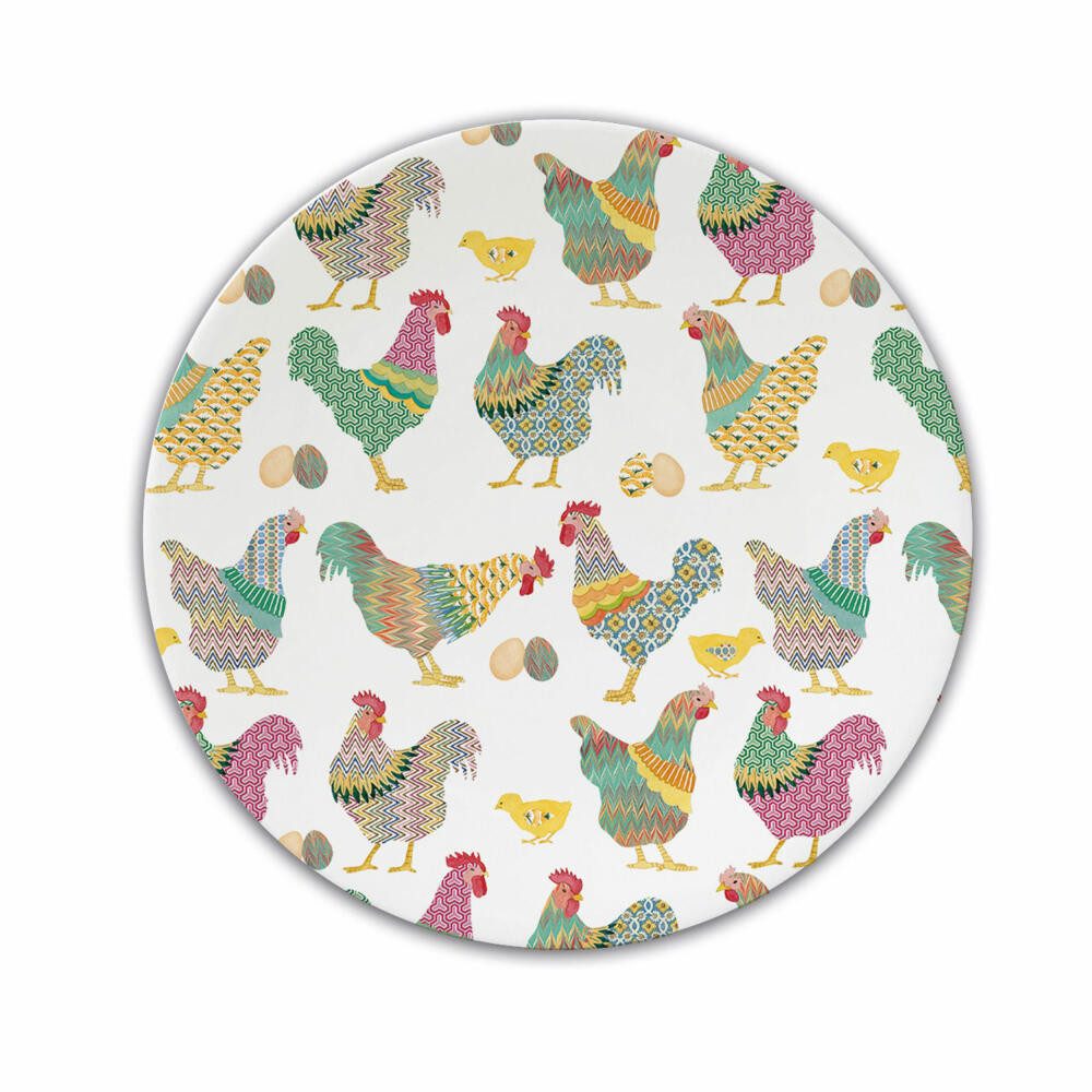 PPD Teller Galli e galline Plate, Ø 15.5 cm
