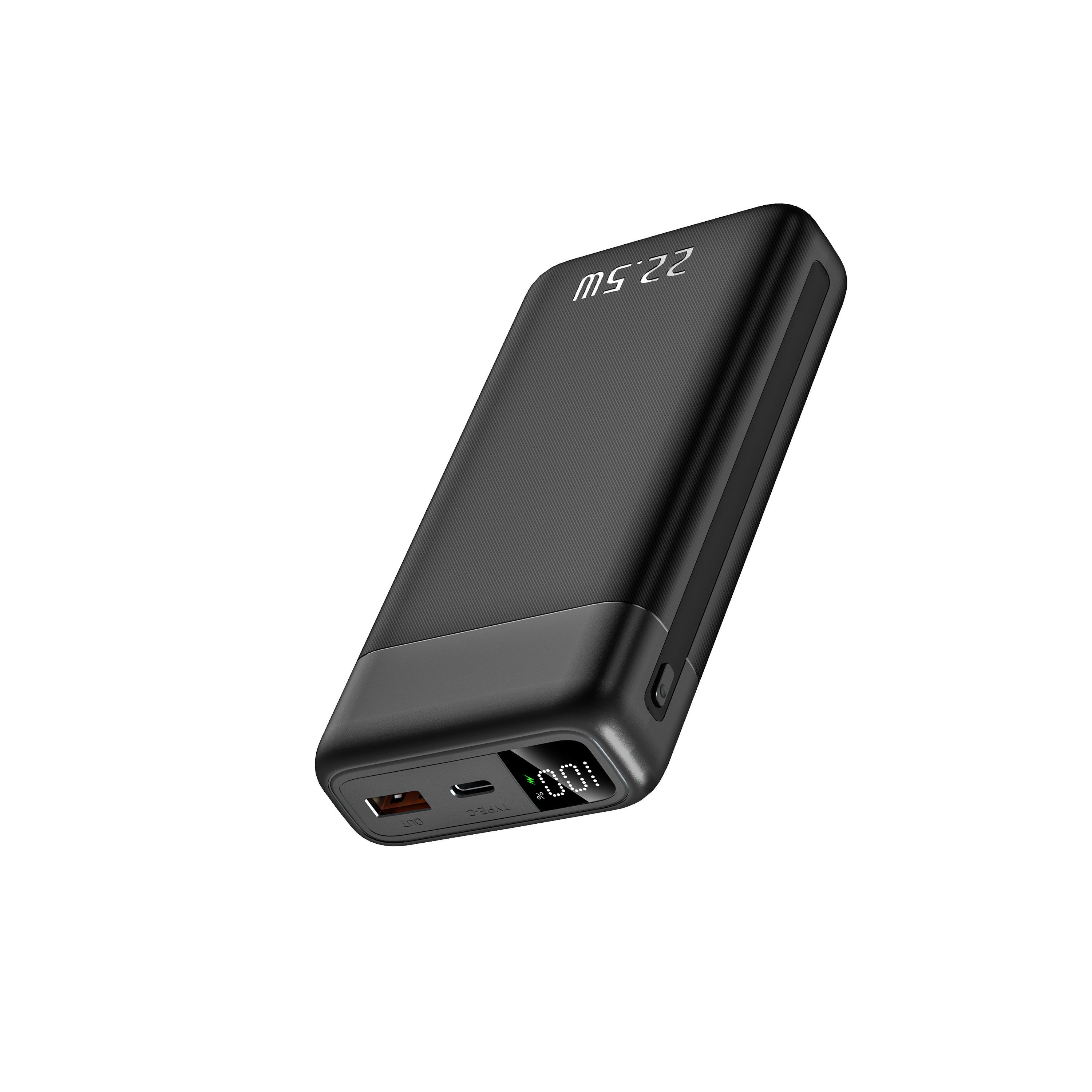 BLiTZWOLF BW-P22 P044 Powerbank 20000 mAh, Tragbare Schnelllade-Powerbank mit LED-Anzeige und Dual-Ausgang