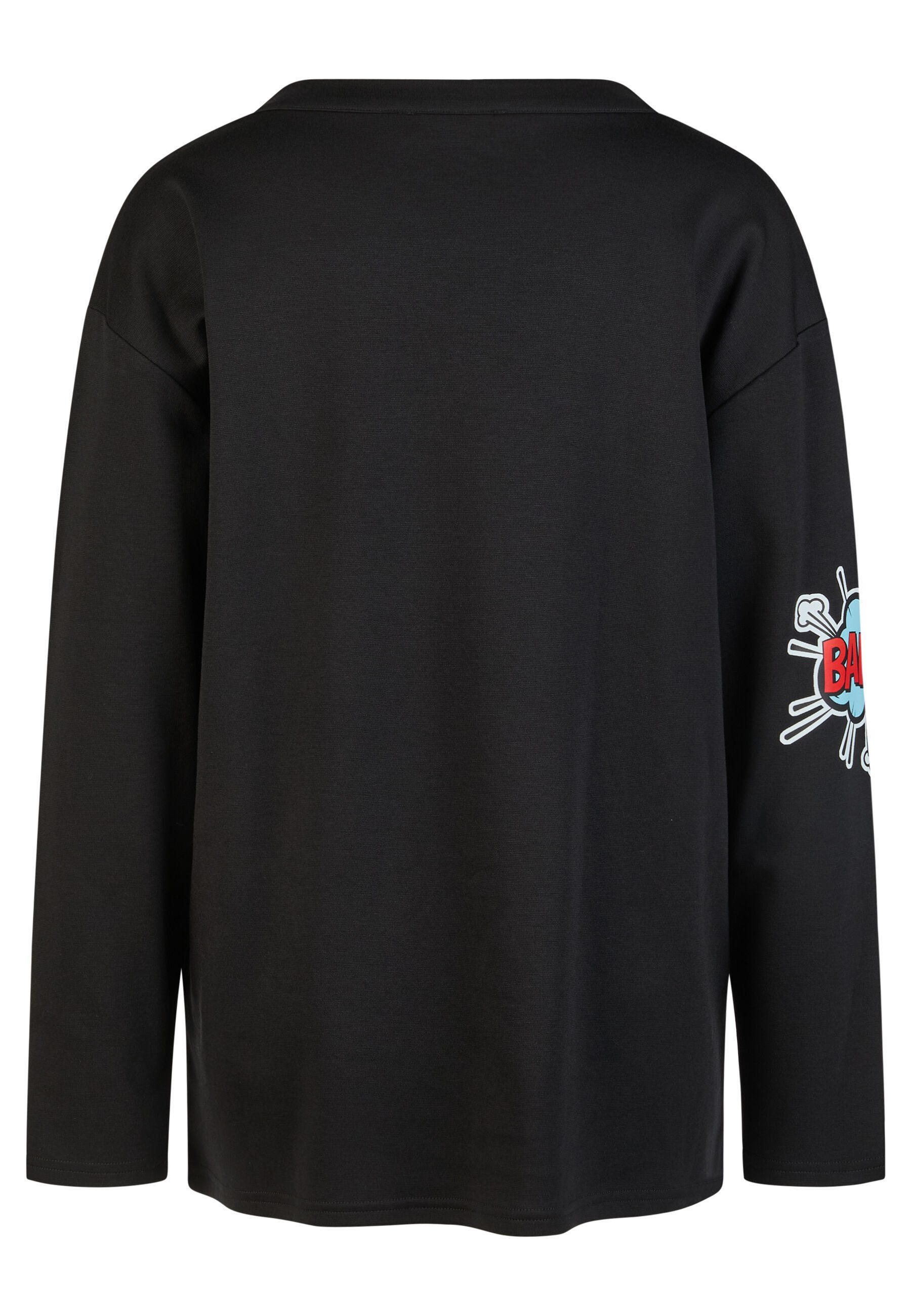 Doris Streich Sweatshirt (1-tlg) mit Badge-Motiven – Bild 2 von 3