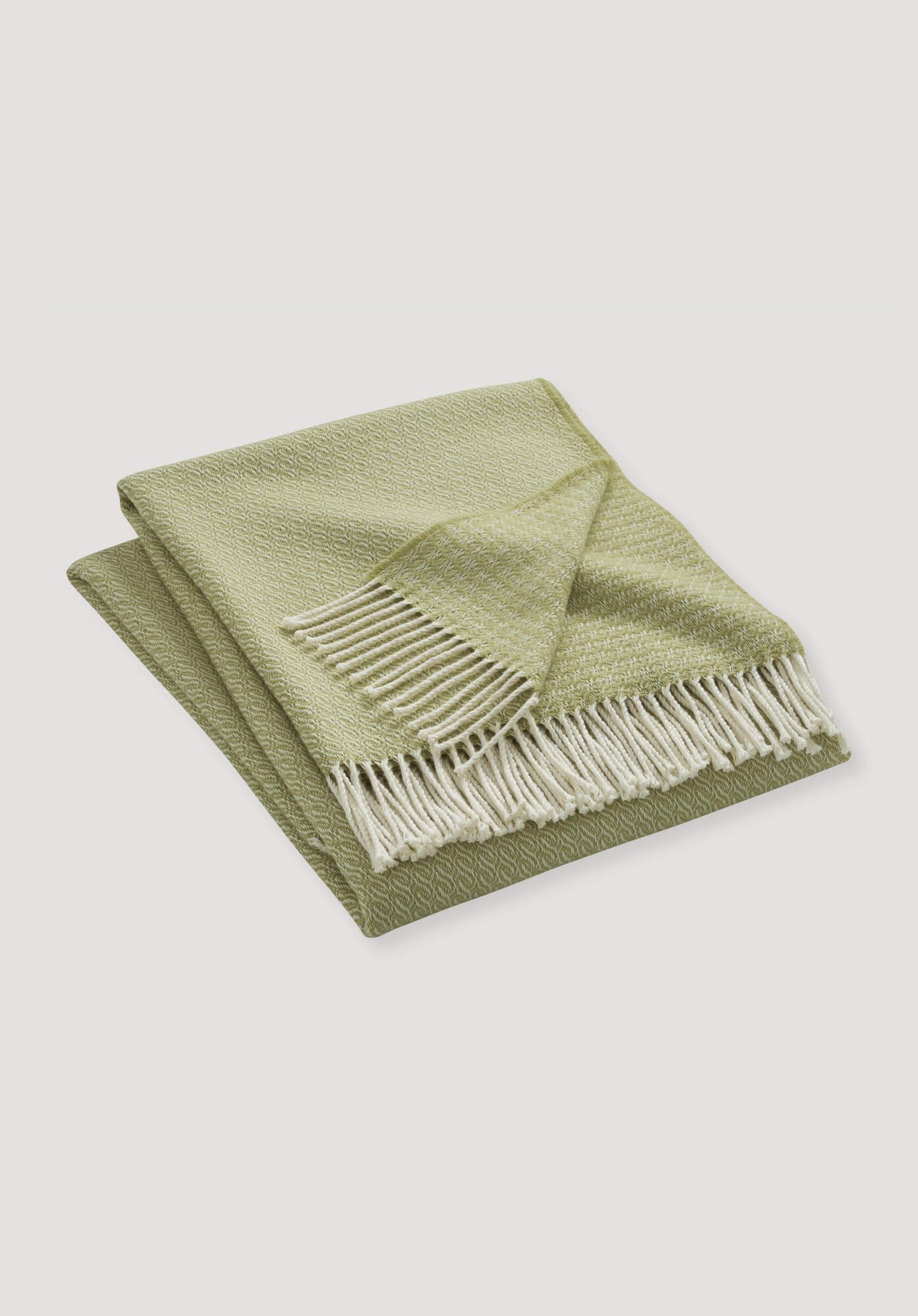 Plaid LIA aus Bio-Baumwolle mit Bio-Lambswool, Hessnatur