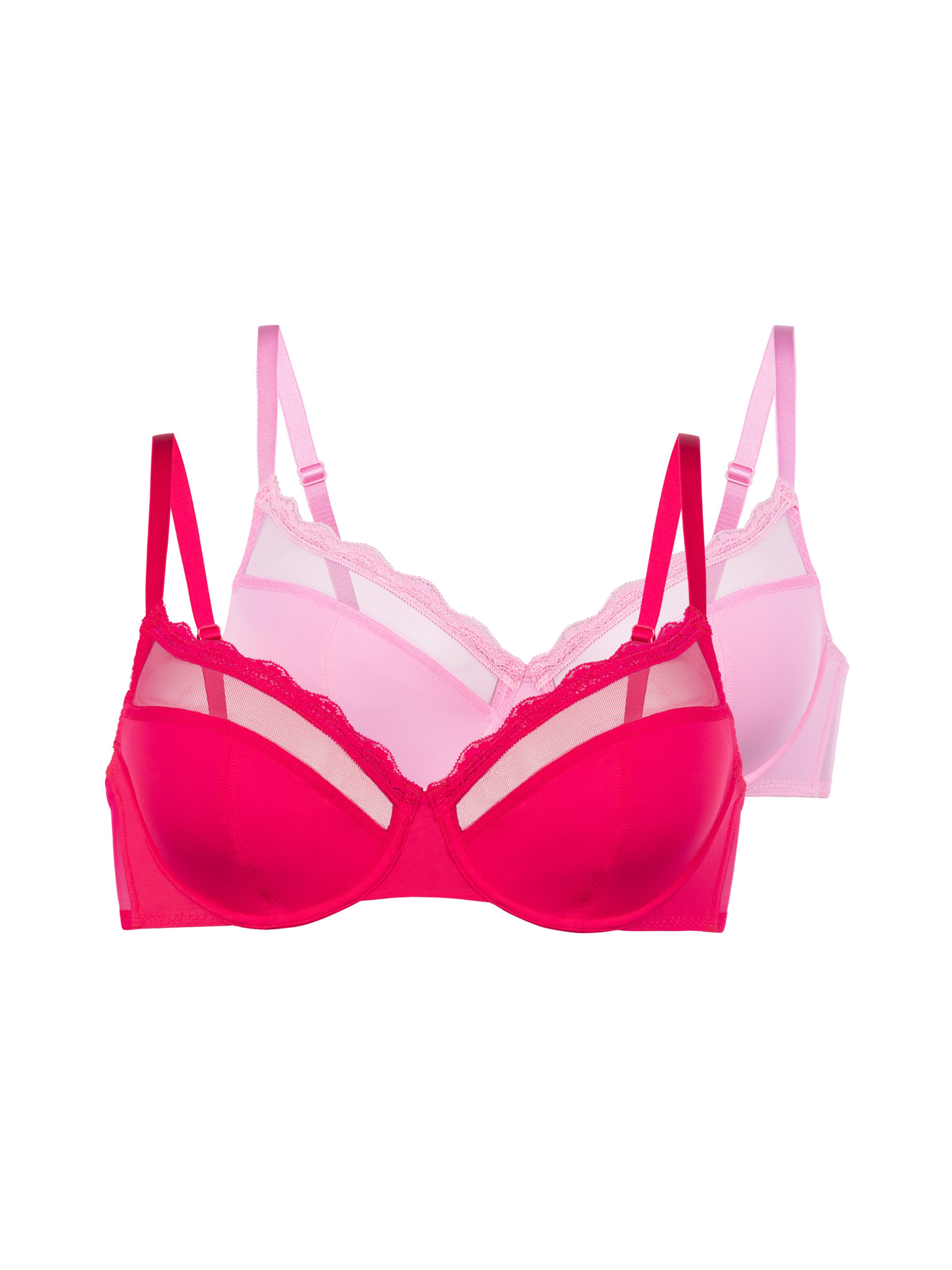 Dorina Bügel-BH Jana (2er Pack) Spitzen-Details