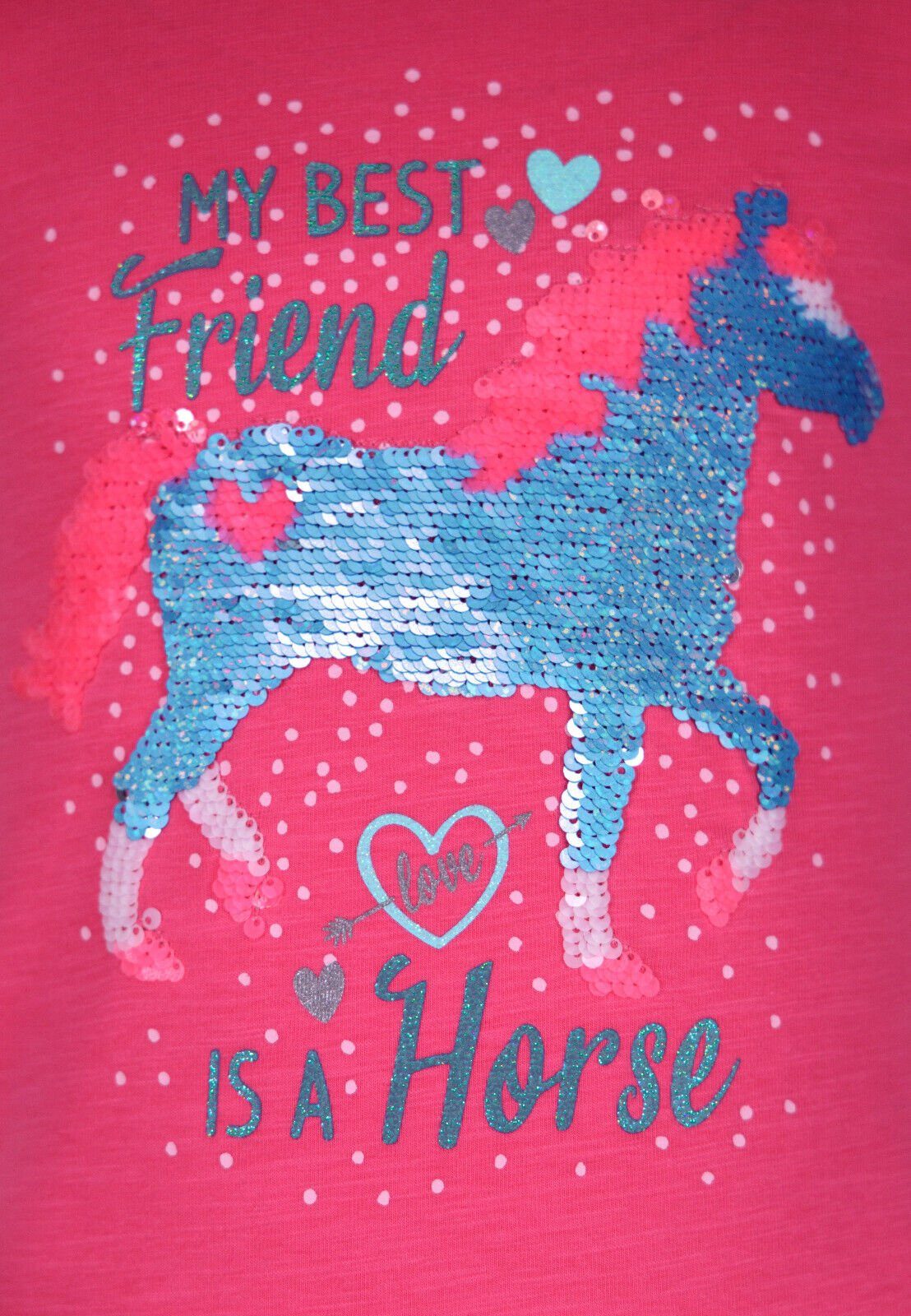 and SALT Pferd Wende-Pailletten Salt Mädchen Pepper® PEPPER T-Shirt AND T-Shirt