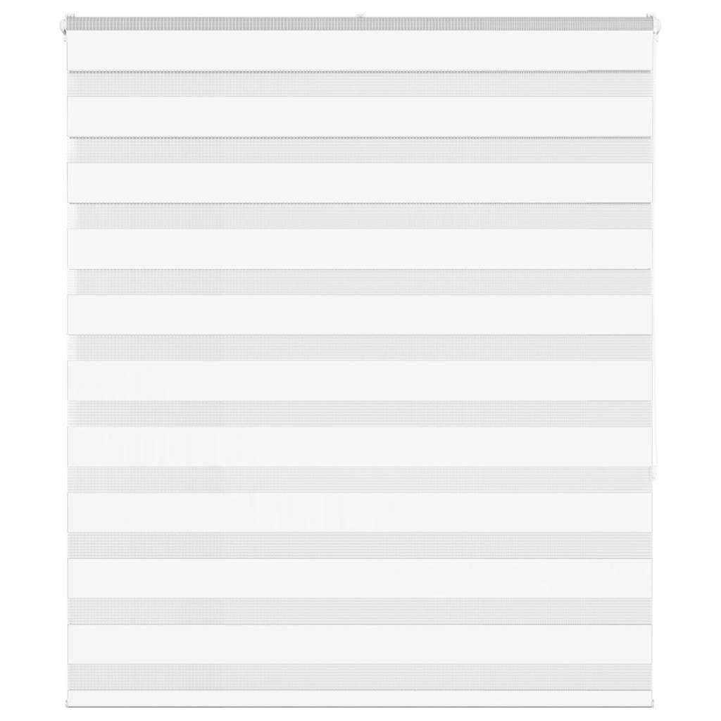 Rollo Doppelrollo Weiß 135x150 cm Stoffbreite 130,9 cm Polyester, vidaXL