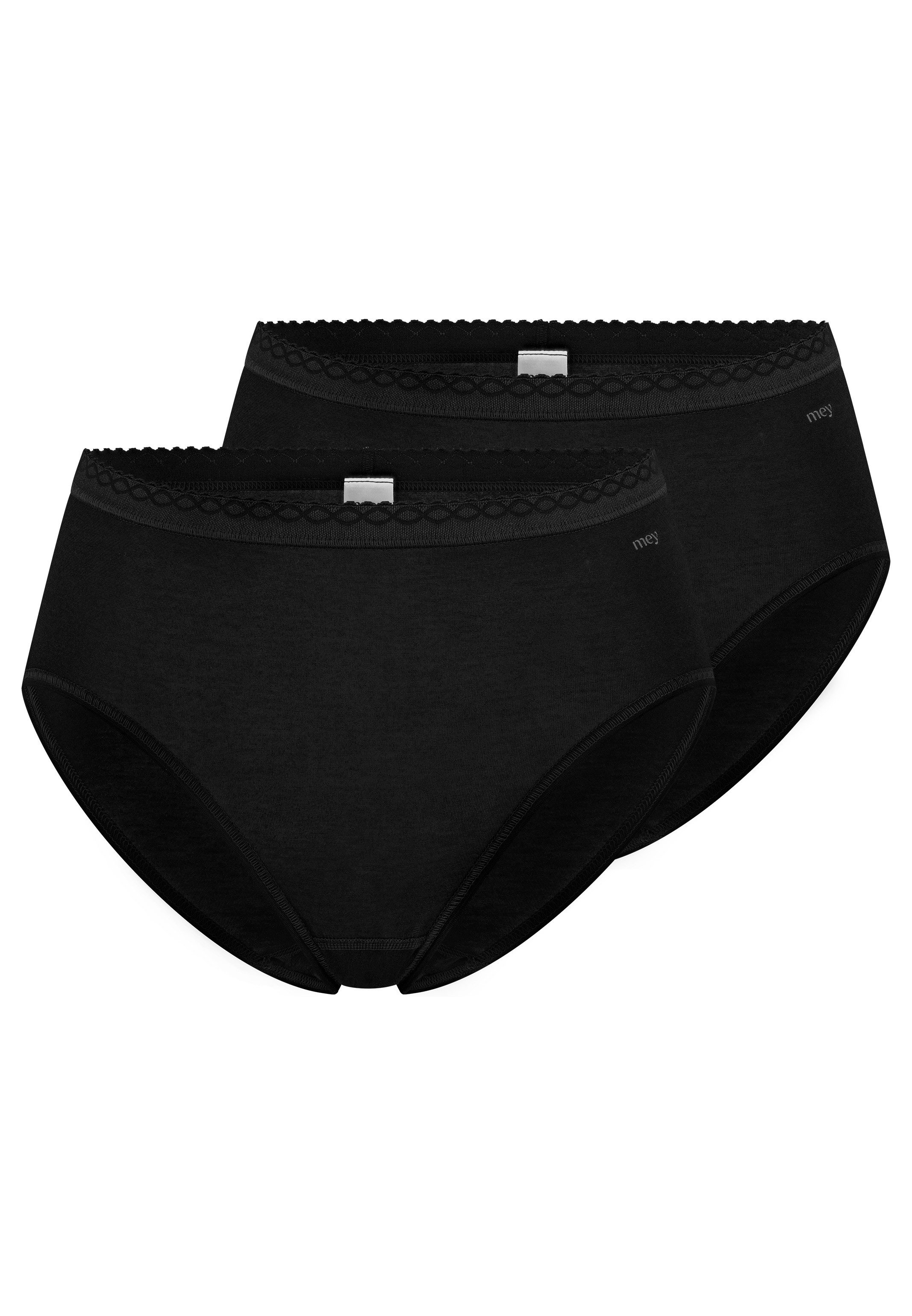 Mey Hüftslip 2er Pack Lights (Spar-Set, 2-St) Hüftslip - Baumwolle - Baumwolleinsatz auf der Schrittinnenseite