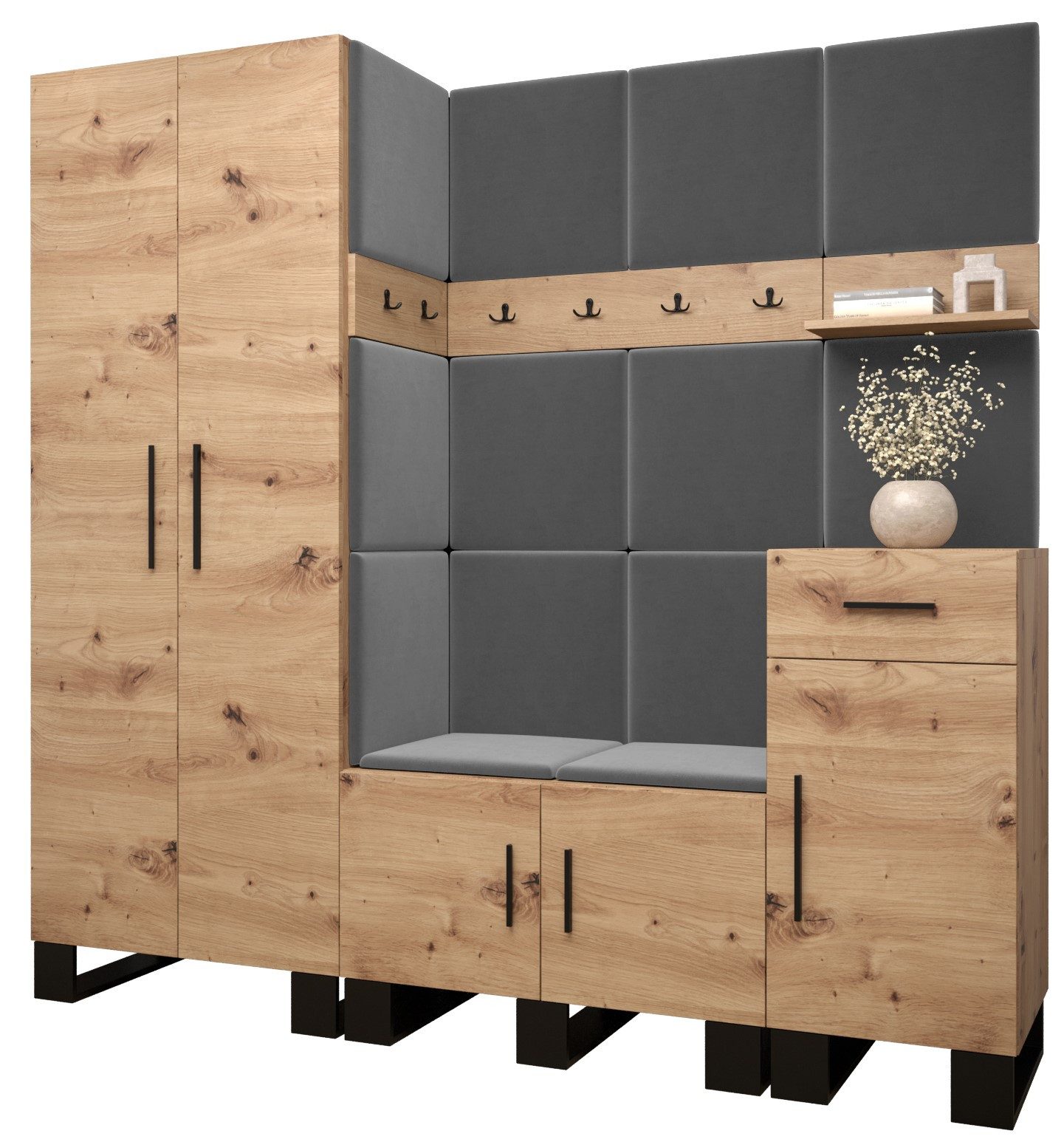 ABIKS MÖBEL Garderoben-Set ARTIN Set 1 günstig online kaufen