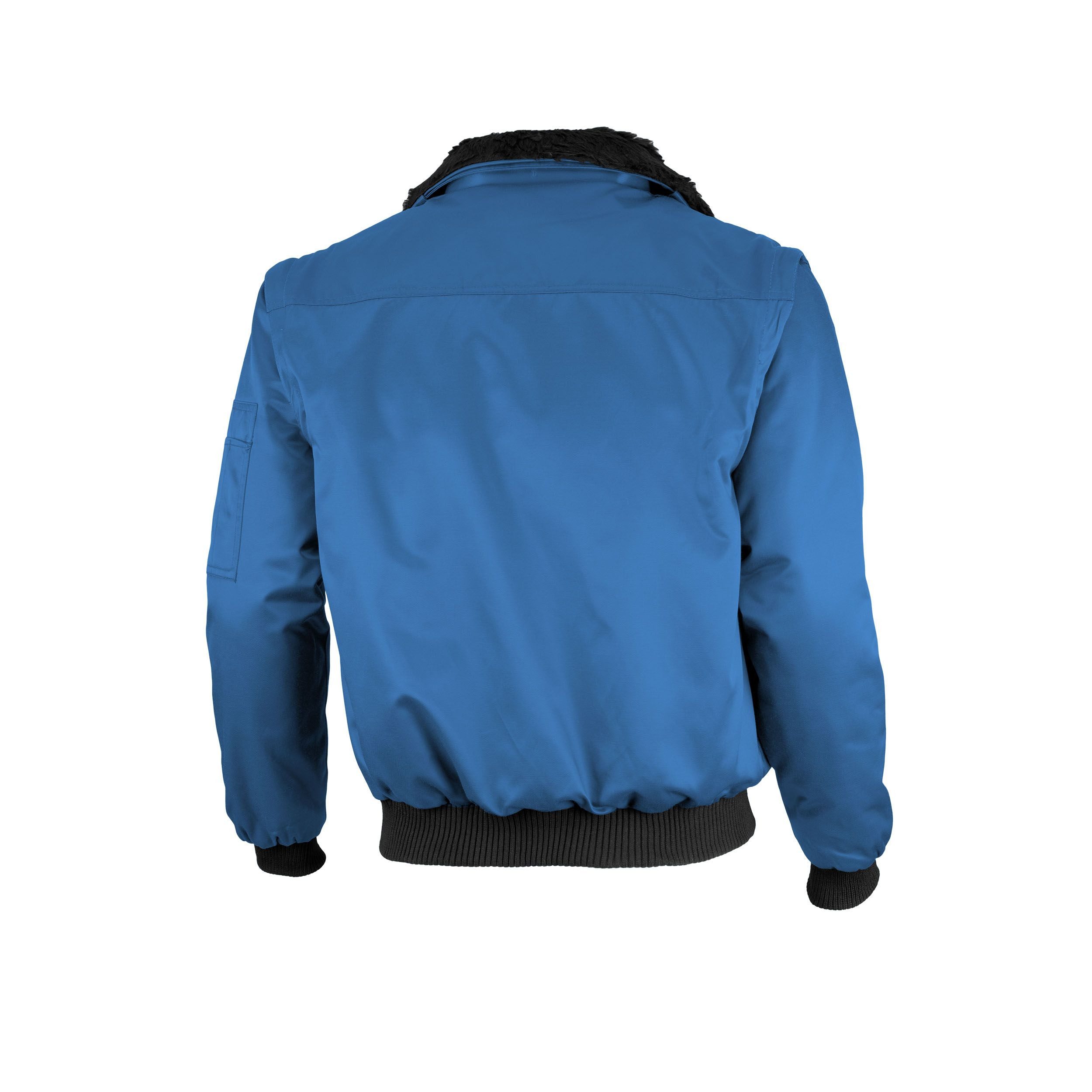 Qualitex Workwear Pilotenjacke Pilotenjacke einfarbig royalblau, Gr. XL günstig online kaufen
