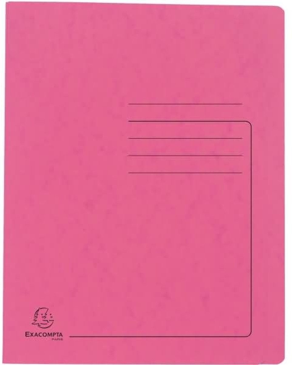 EXACOMPTA Hefter Schnellhefter A4 Karton rosa