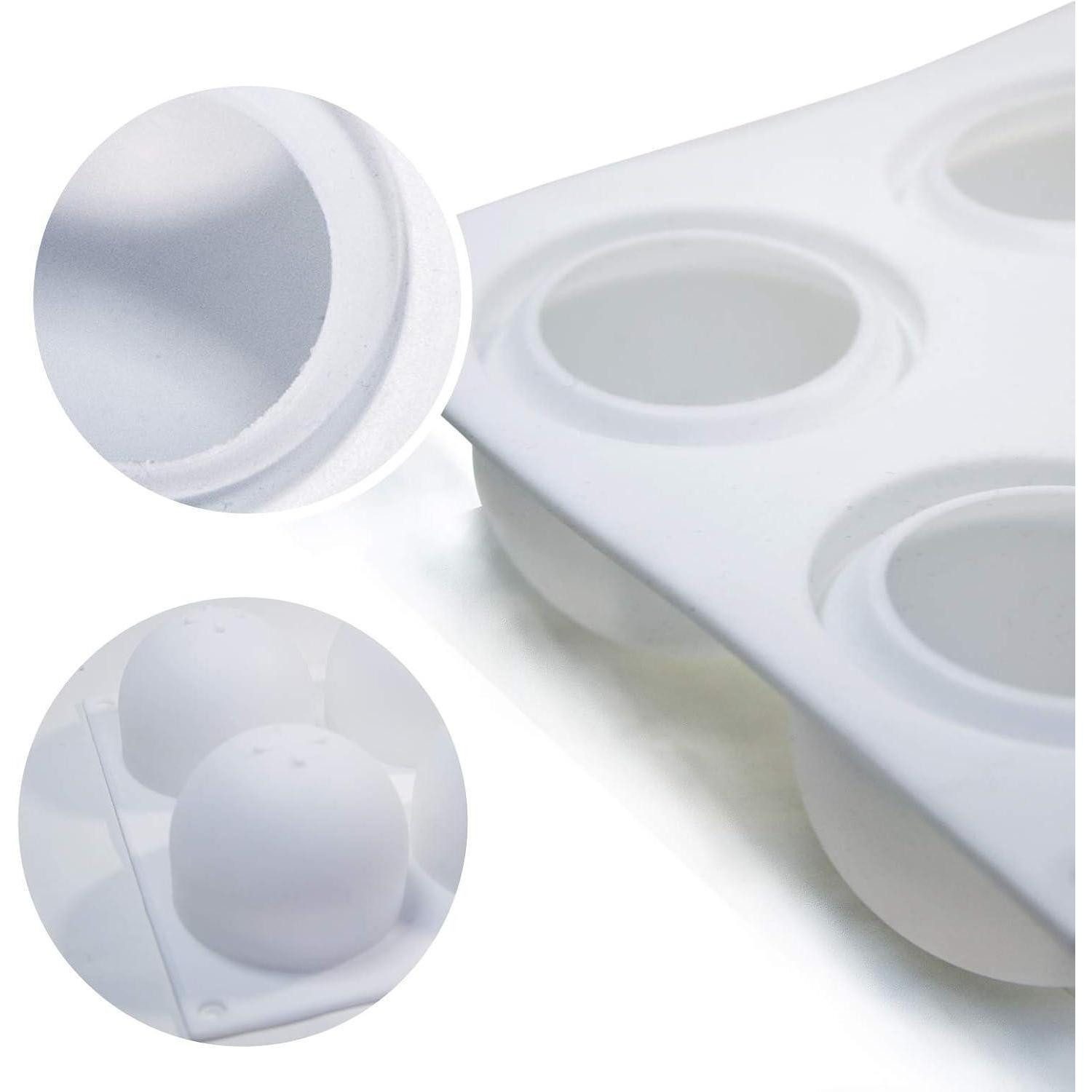 LuxusKollektion Silikonform Silikonform Kugel 8 Hohlraeume 2er Pack, (2-tlg) – Bild 4 von 5