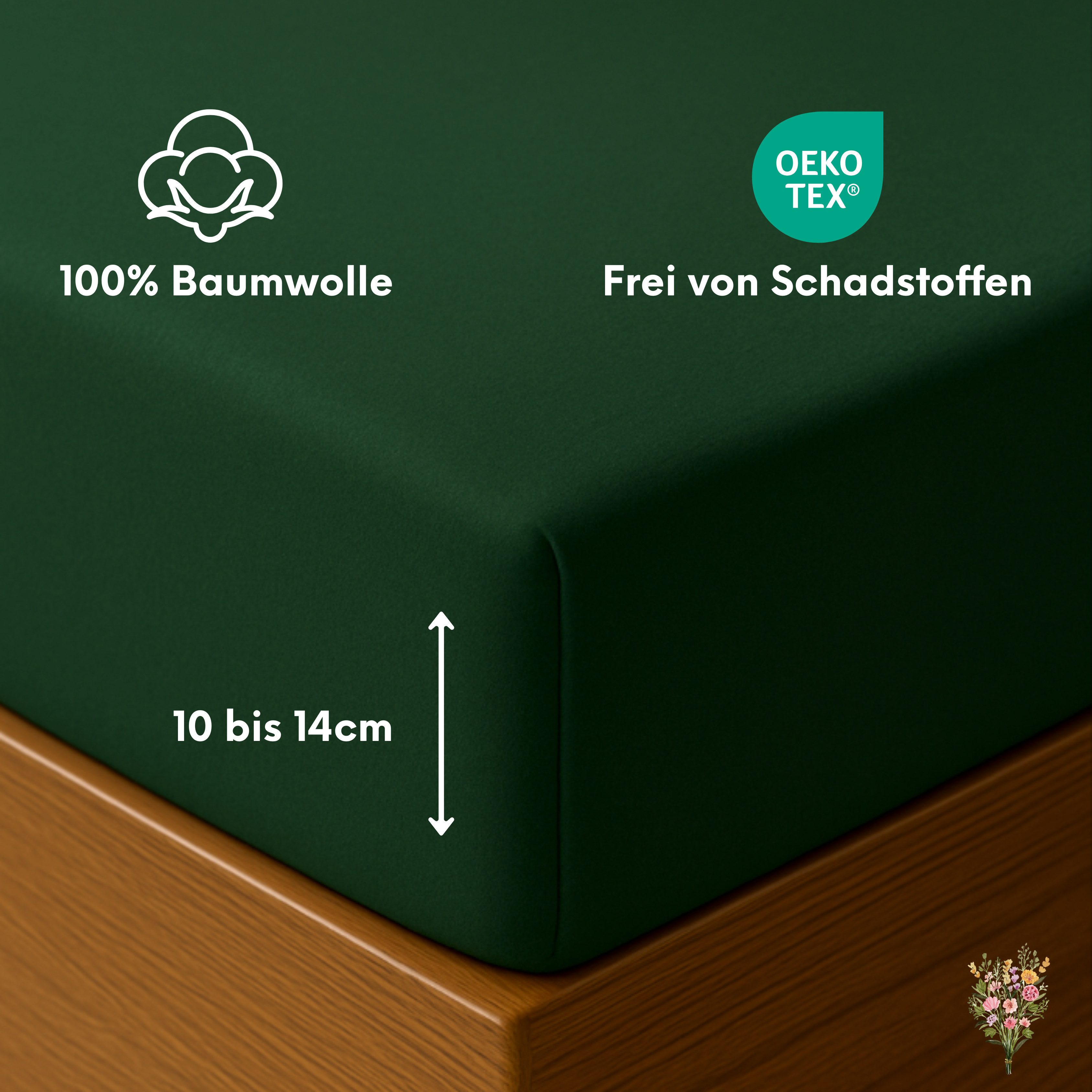 Strauss Home Spannbettlaken Premium Topper Spannbettlaken 150GSM für Matrat günstig online kaufen