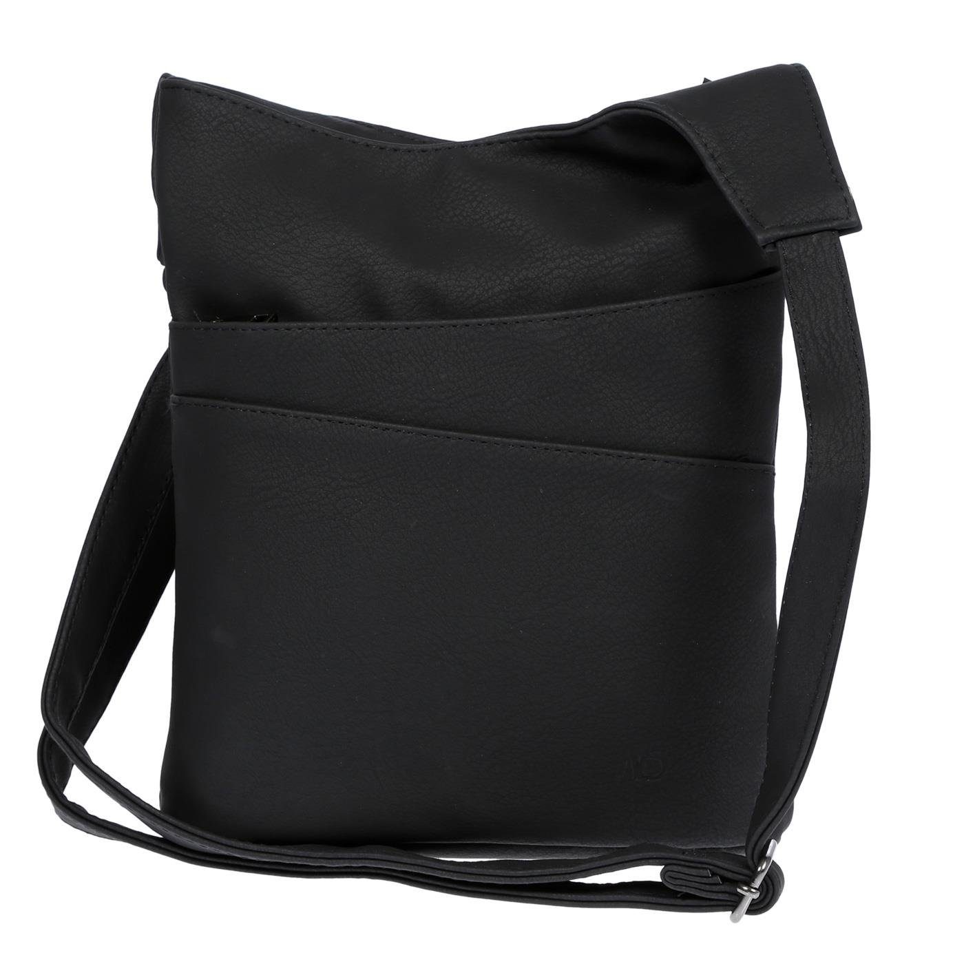 Christian Wippermann Umhängetasche Damen Tasche Umhängetasche Beuteltasche Hobo Handtasche, Crossover Leder Optik