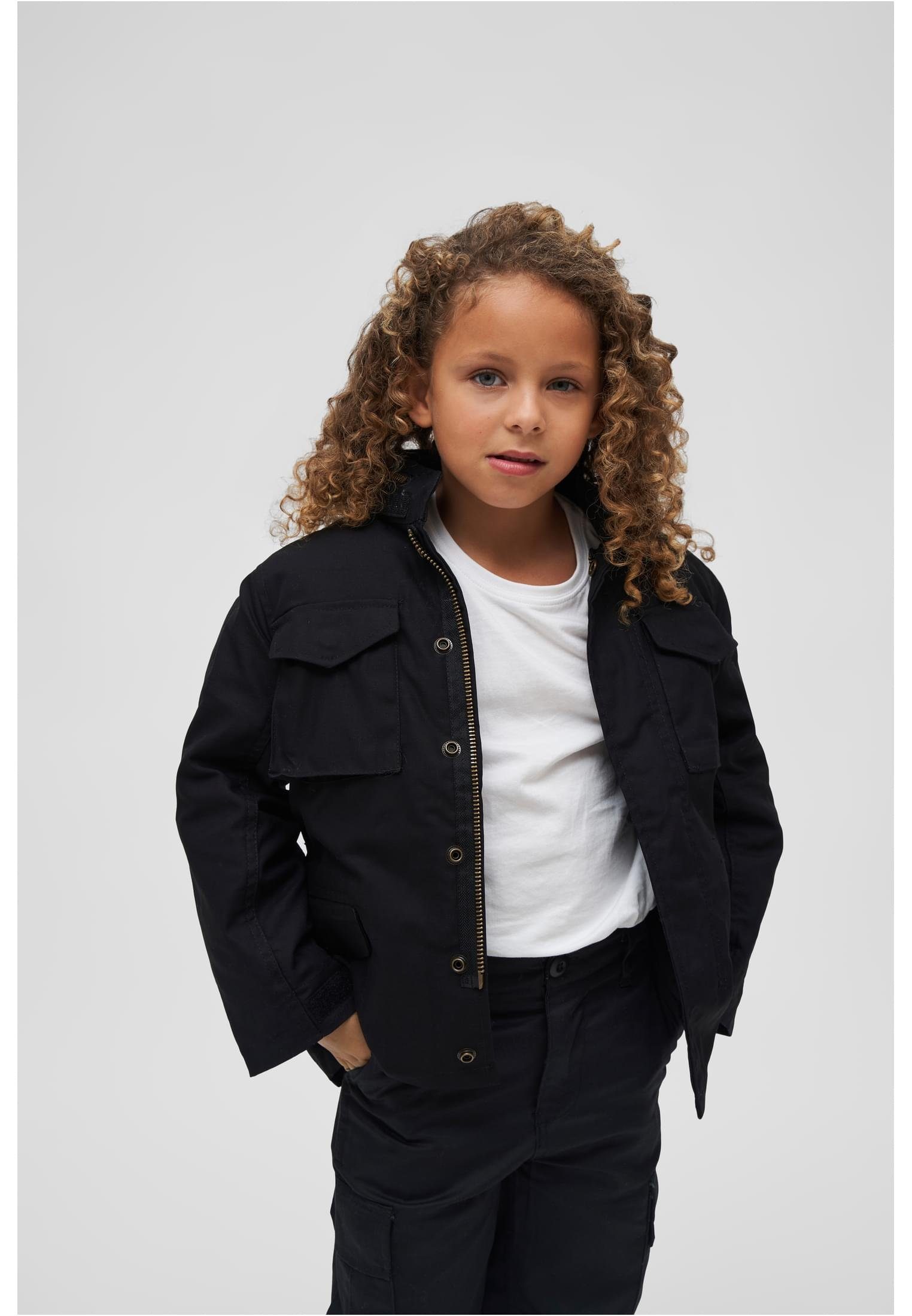Brandit Parka Herren Kids M65 Standard Jacket (1-St) black