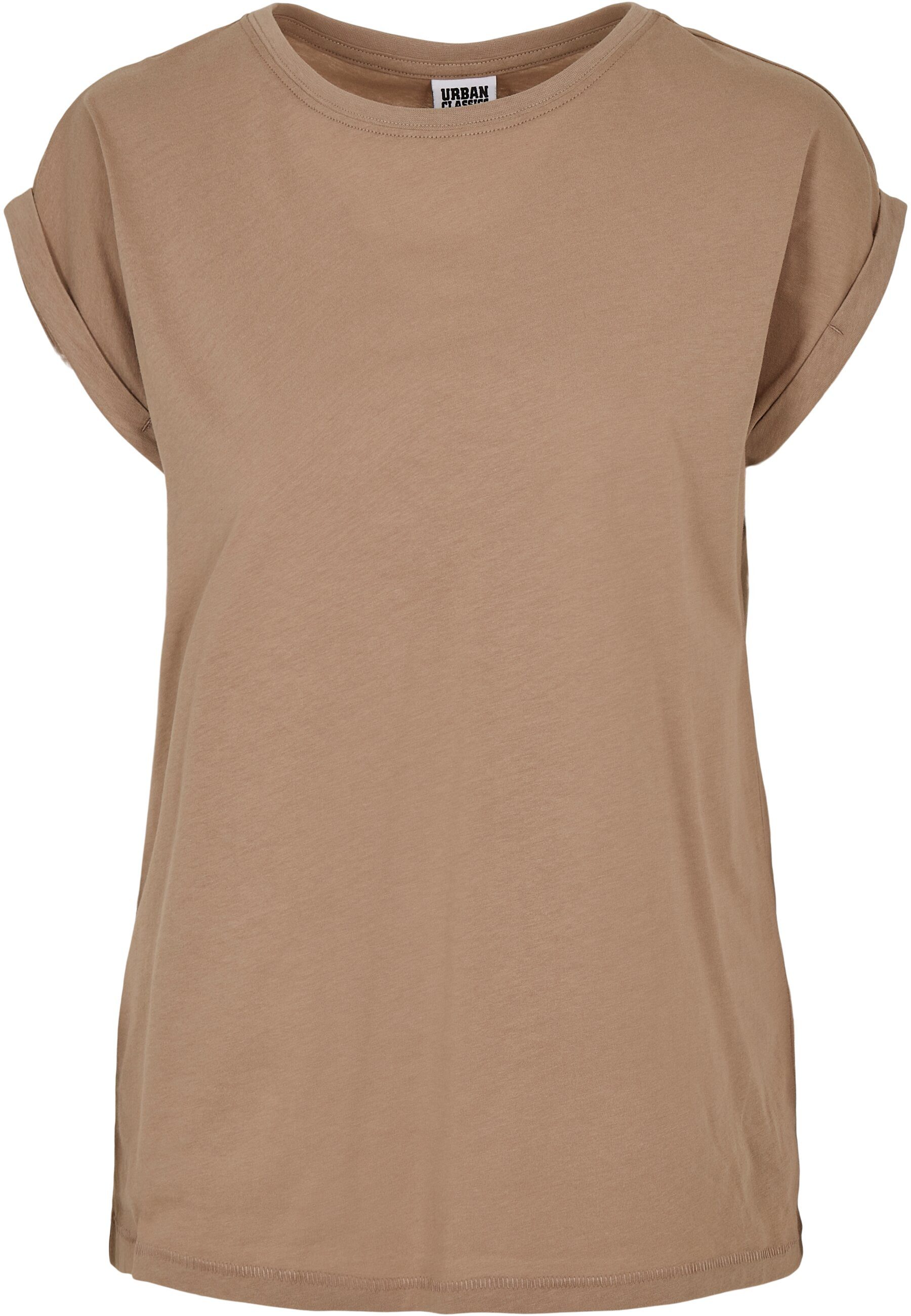 URBAN CLASSICS Kurzarmshirt Urban Classics Damen Ladies Extended Shoulder T günstig online kaufen