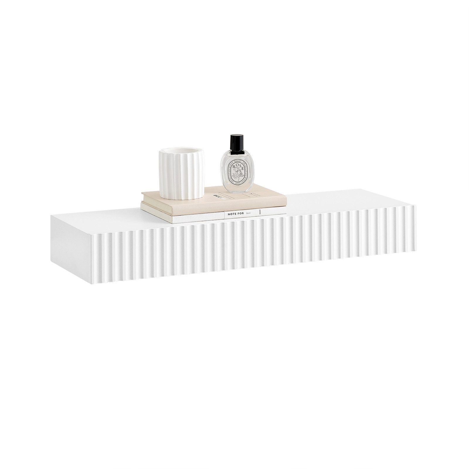 SoBuy Wandregal FHK38, Schweberegal mit Schublade & LED-Bewegungssensor-Lic günstig online kaufen