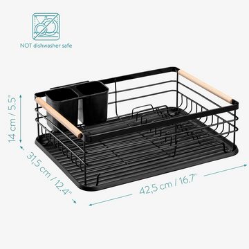 Navaris Küchenspüle Abtropfgestell Abtropfschale für Küchen Spüle - Geschirr Ablage, (1 St)