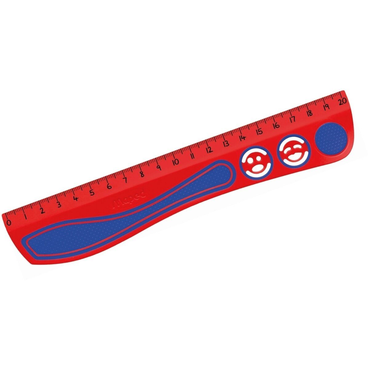 MAPED Lineal Lineal Kidy Grip 67% recycelter Kunststoff 20 cm sortiert