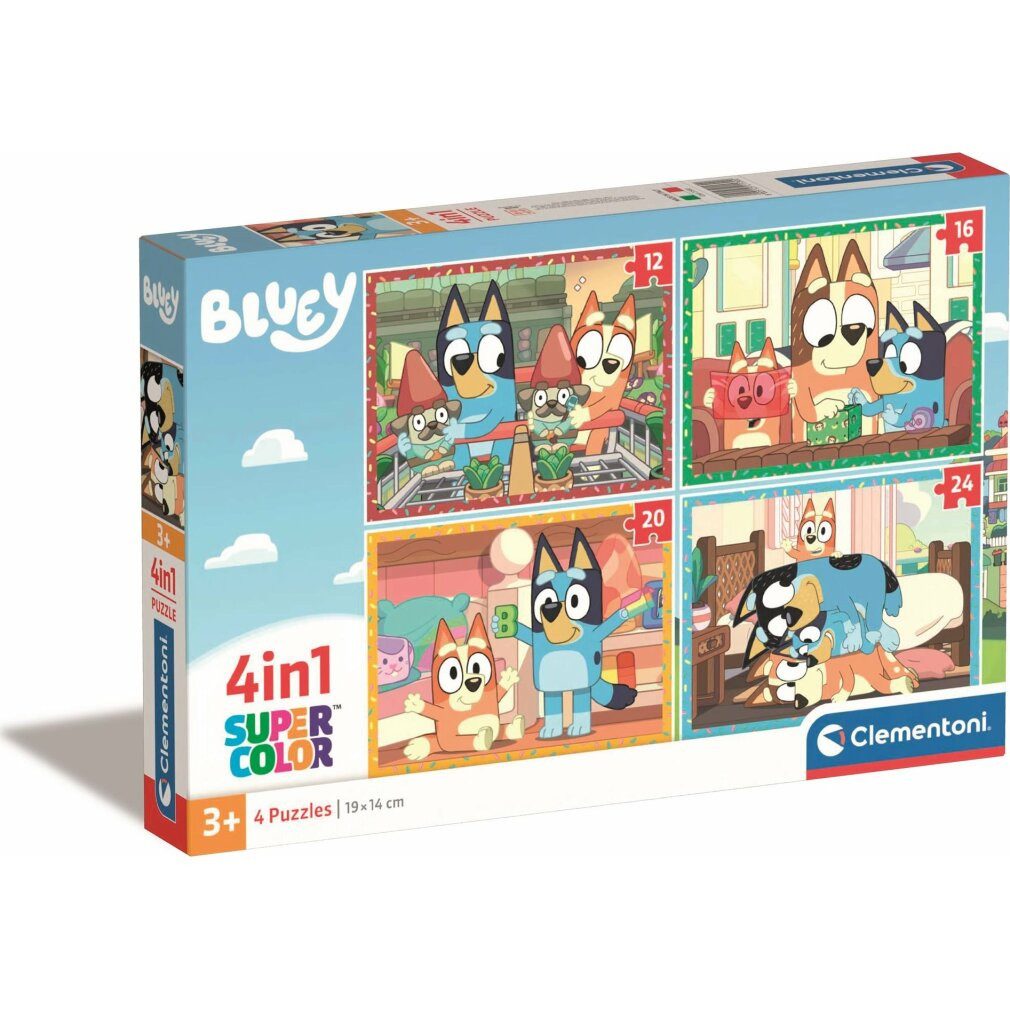 Clementoni® Puzzle Blaues Rätsel 12-16-20-24Stück, Puzzleteile günstig online kaufen