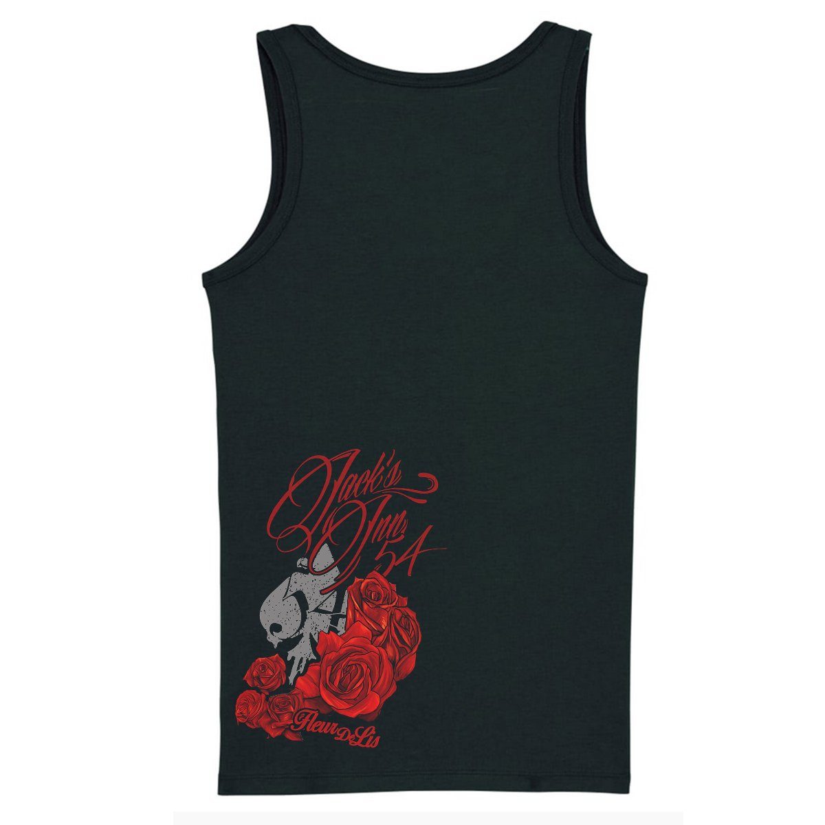 JACK'S INN 54 Tanktop Fleur de lis Tanktop schwarz