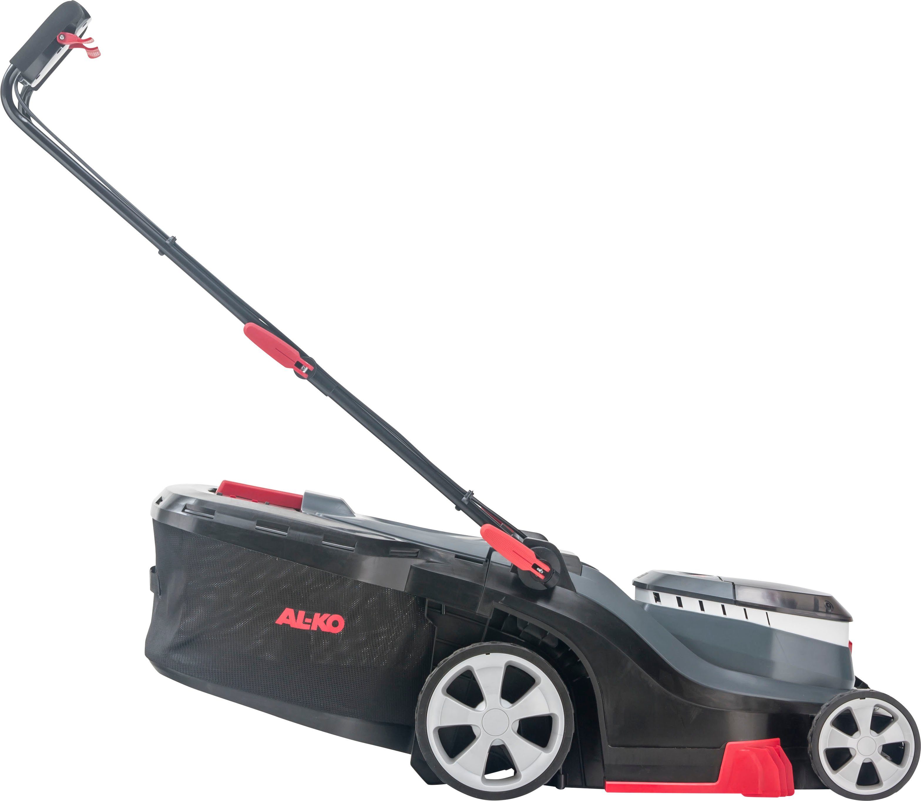 AL-KO Akkurasenmäher HOME AND GARDEN COMPATIBLE 38.2 Li Comfort, 38 cm Schnittbreite, (Set), 38 cm Schnittbreite, inkl. 2 Akkus und Ladegerät
