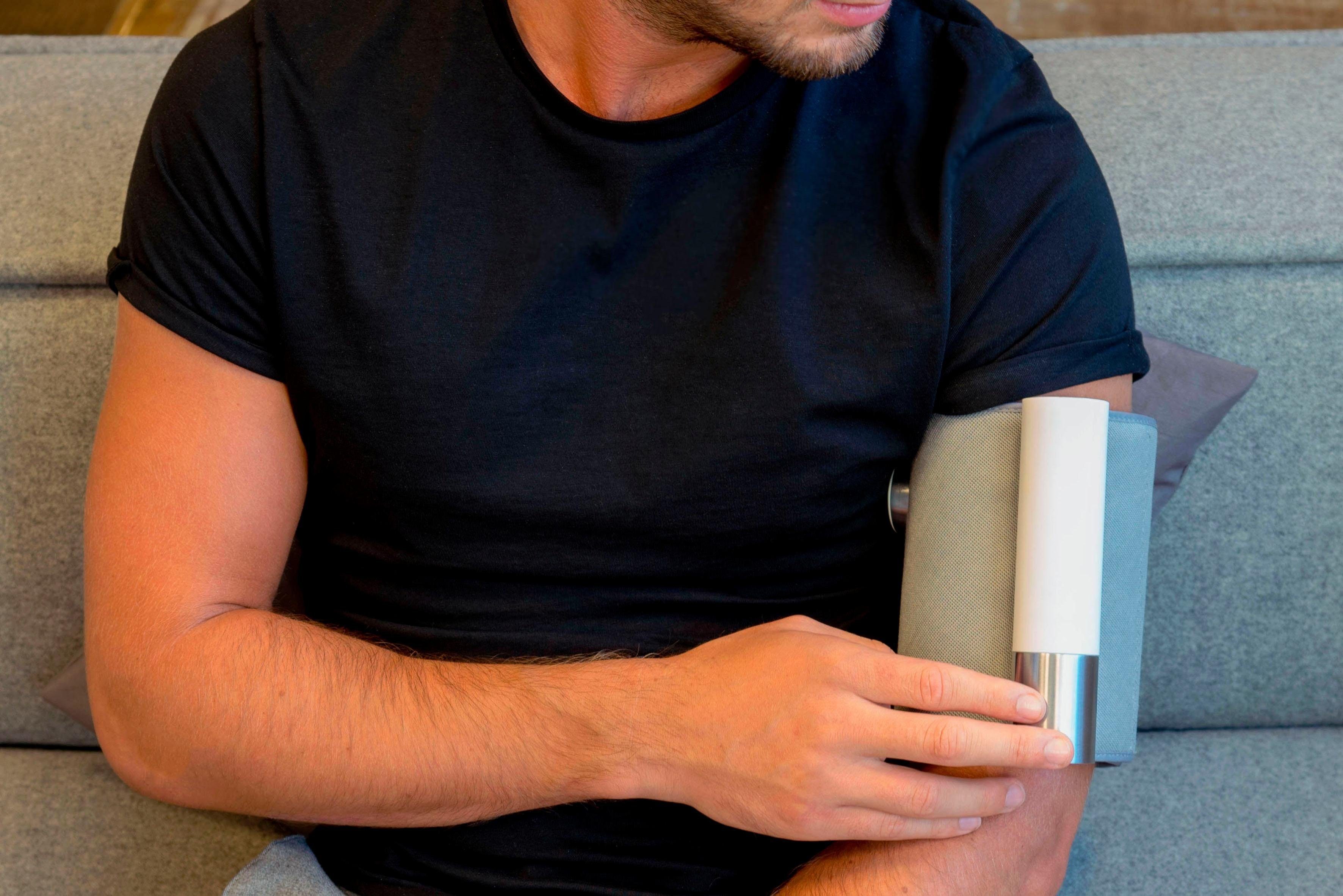 Withings Blutdruckmessgerät Wireless Blood Pressure Monitor BPM Core, mit EKG-Funktion & digitalem Stethoskop, Armumfang 22cm bis 42cm