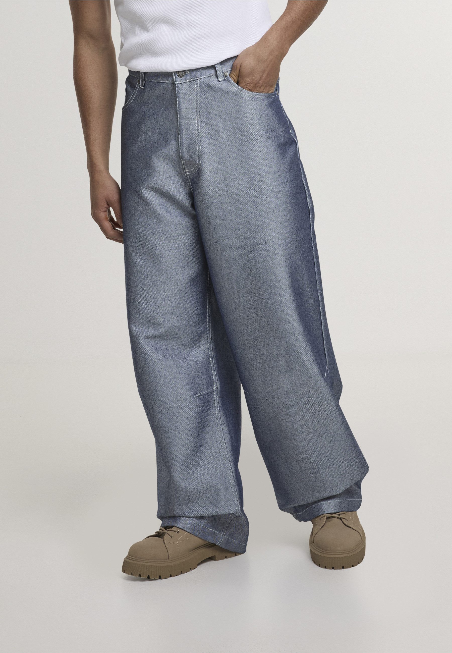 Karl Kani Loose-fit-Jeans Karl Kani OG Silver Relaxed Baggy Jeans