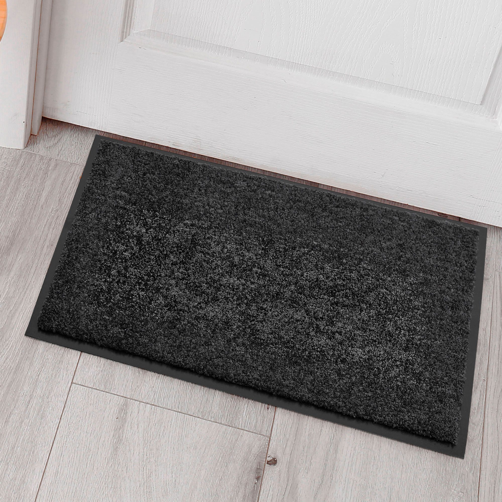 OTTO home Fußmatte Fresh Step, Made in Belgium, rechteckig, Höhe: 9 mm, für den Eingangsbereich, Uni-Farben, rutschhemmend, robust, waschbar