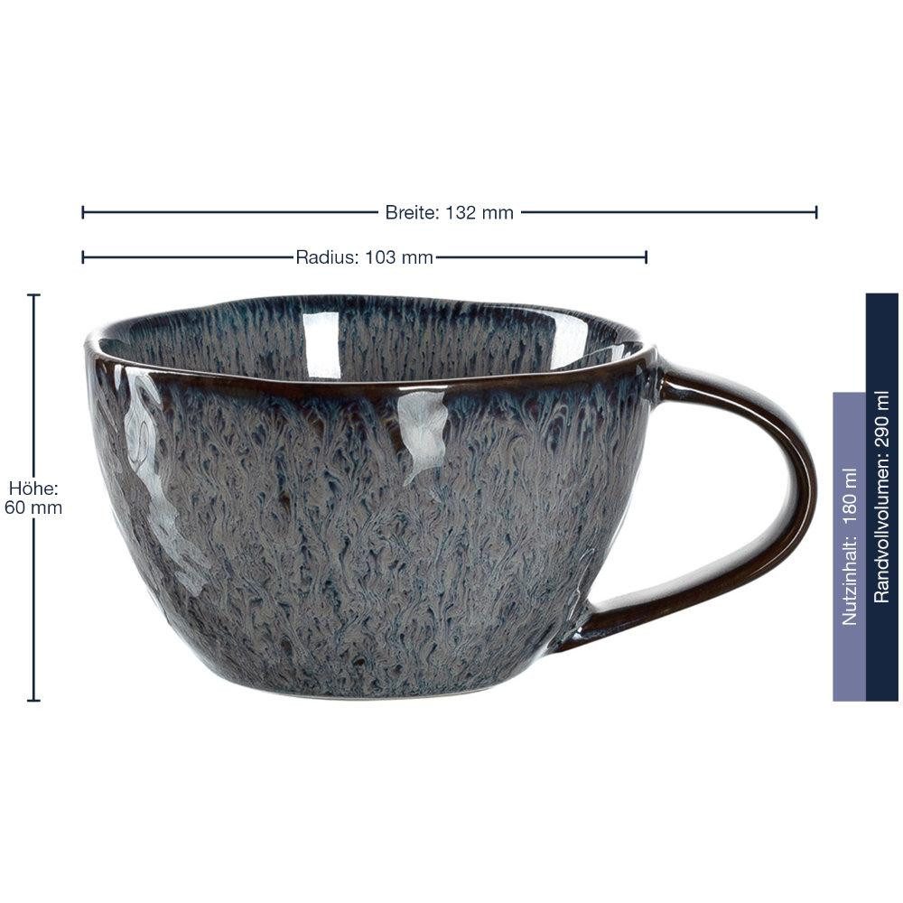 LEONARDO Tasse Leonardo Kaffeetasse Matera Anthrazit (290ml)