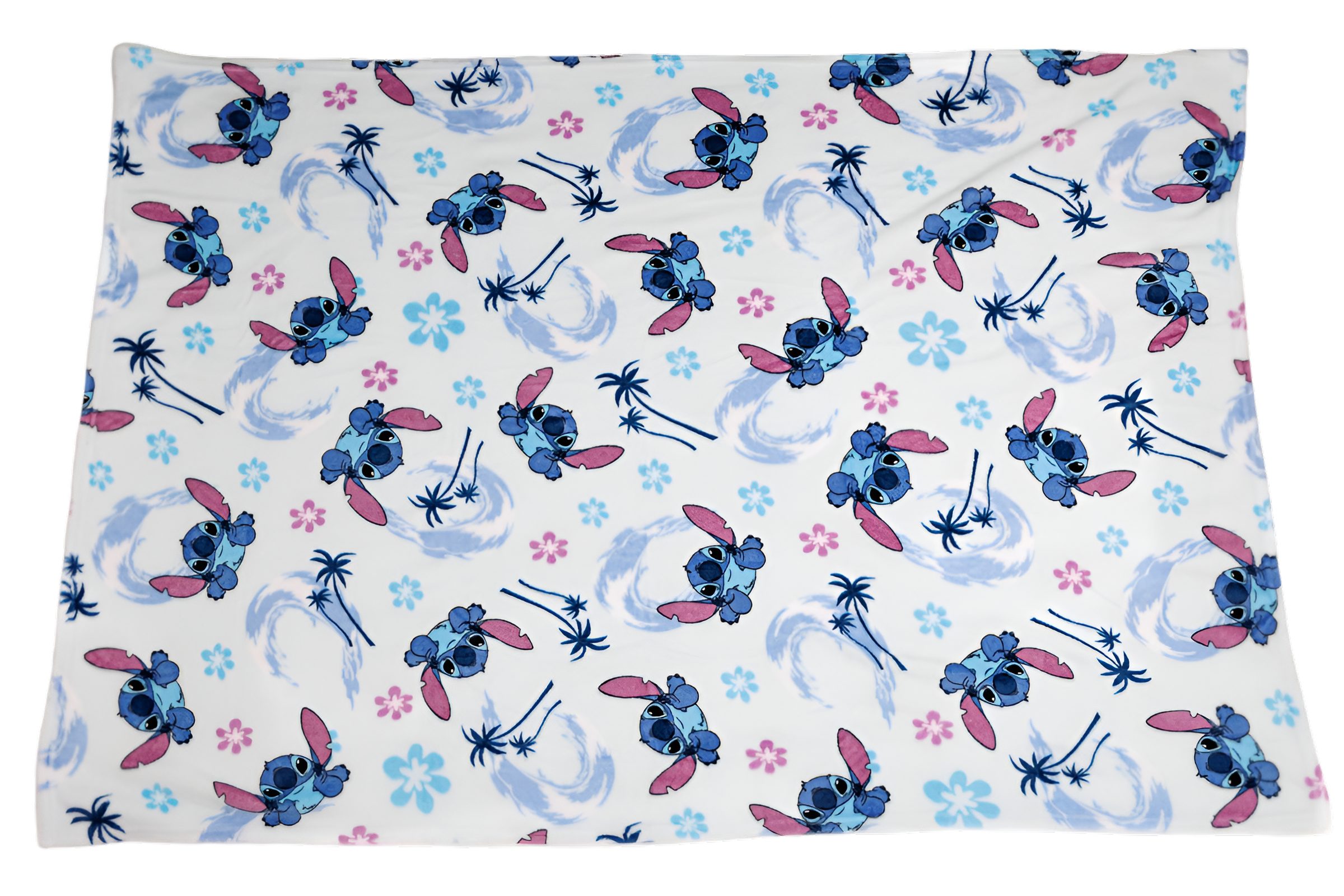 Wohndecke Disney Lilo und Stitch Flanell warme Kuscheldecke 110x150 cm, Disney