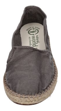 Natural World OLD MERLE 625E Espadrille gris enz 623