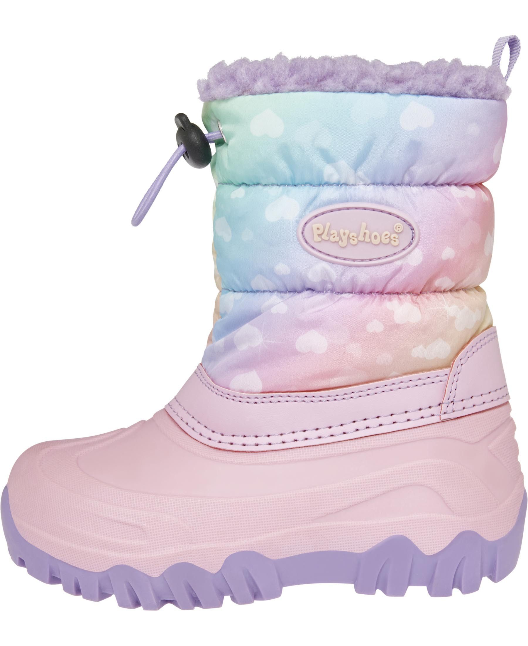 Winter-Bootie Regenbogen Winterboots