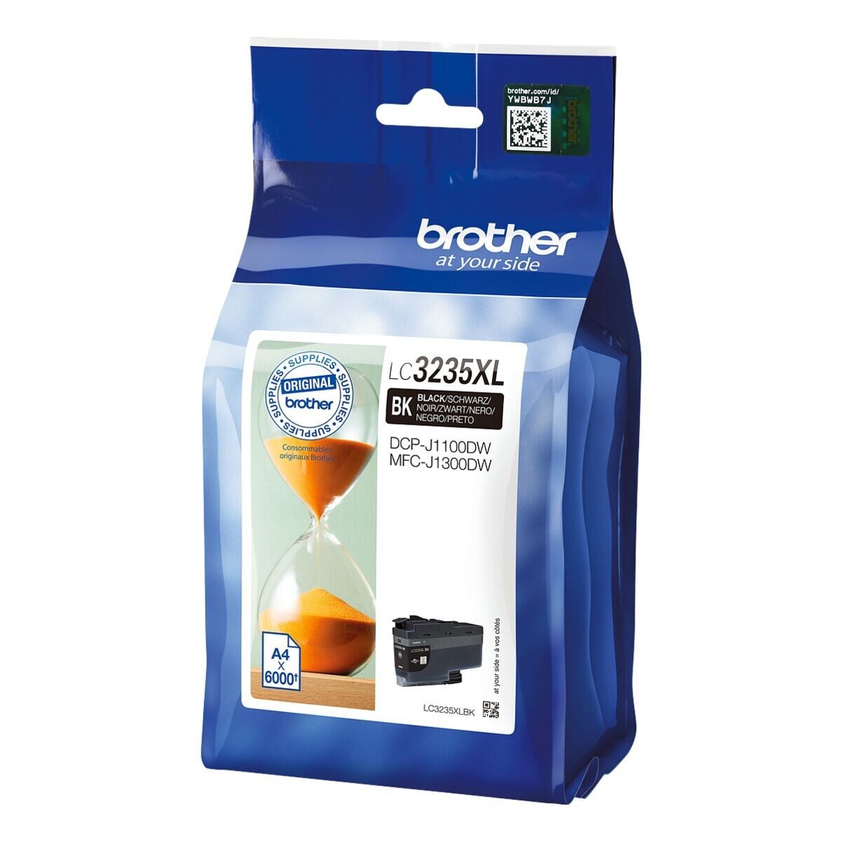 Brother LC-3235XLBK Tintenpatrone (Original Druckerpatrone, schwarz)
