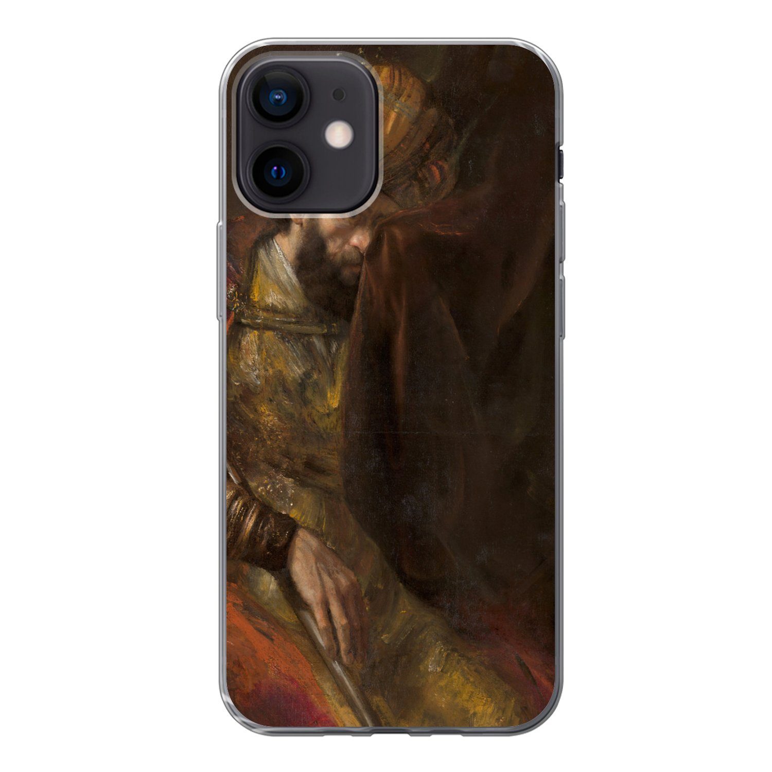 MuchoWow Handyhülle Handyhülle Apple iPhone 12 Silikonhülle, Handyhülle Handy Hülle Telefonhülle iphone Samsung