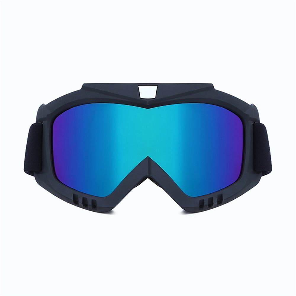 Rouemi Skibrille Skibrille Erwachsene,Outdoor-Sportarten coole Anti-Beschlag-Skibrille Blau