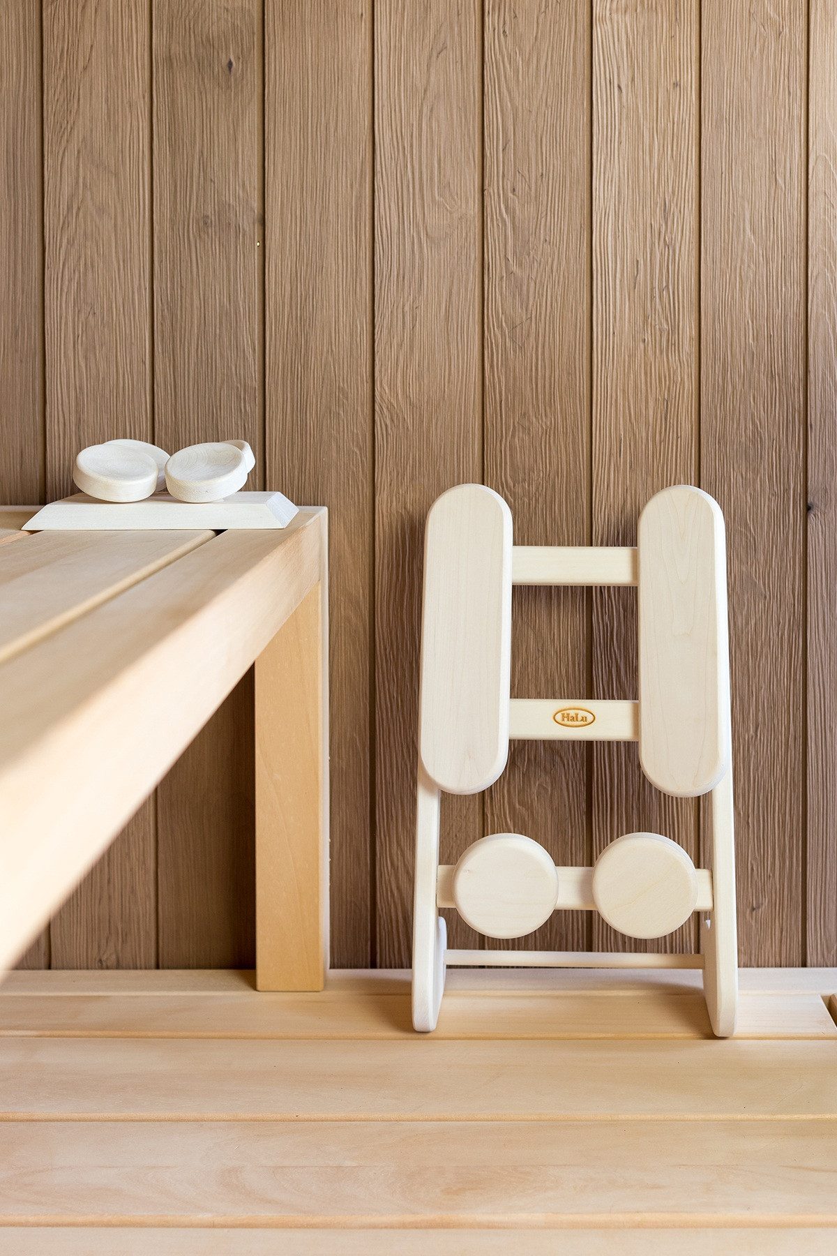 HARVIA Sauna-Rückenlehne HaLu ergonomische Sauna-Rückenstütze Low aus Espe