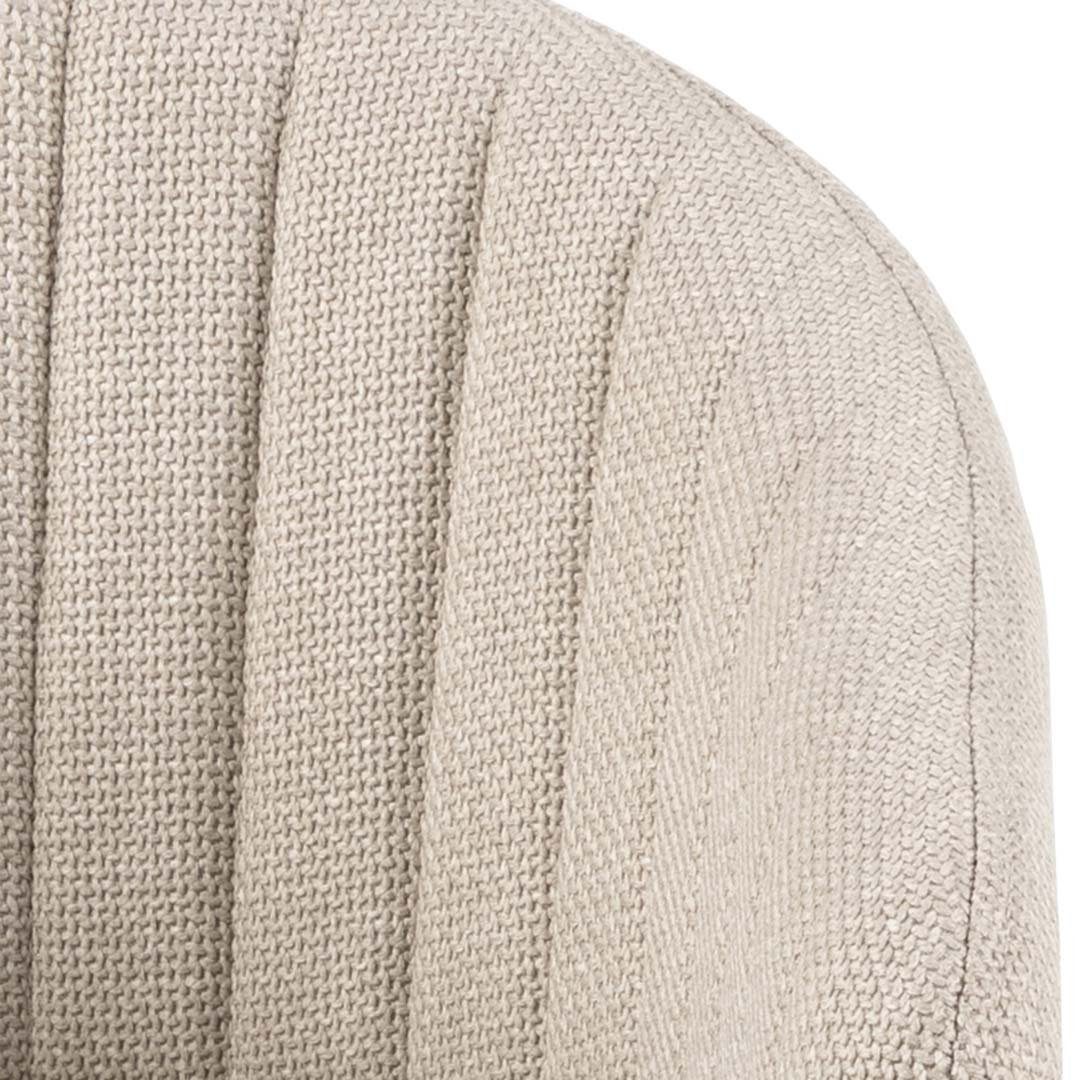 ebuy24 Esszimmerstuhl 2er Set Ann Esszimmerstuhl mit Armlehne beige. (2 St)