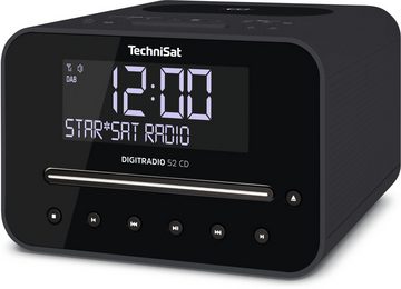 TechniSat Radiowecker DIGITRADIO 52 CD DAB+/UKW, CD-Player, Bluetooth, Wireless Charging