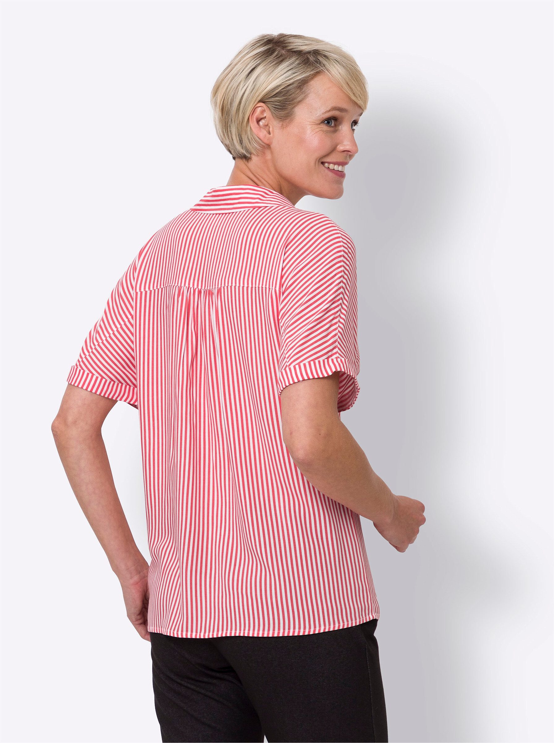Sieh an! Klassische Bluse Schlupfbluse günstig online kaufen