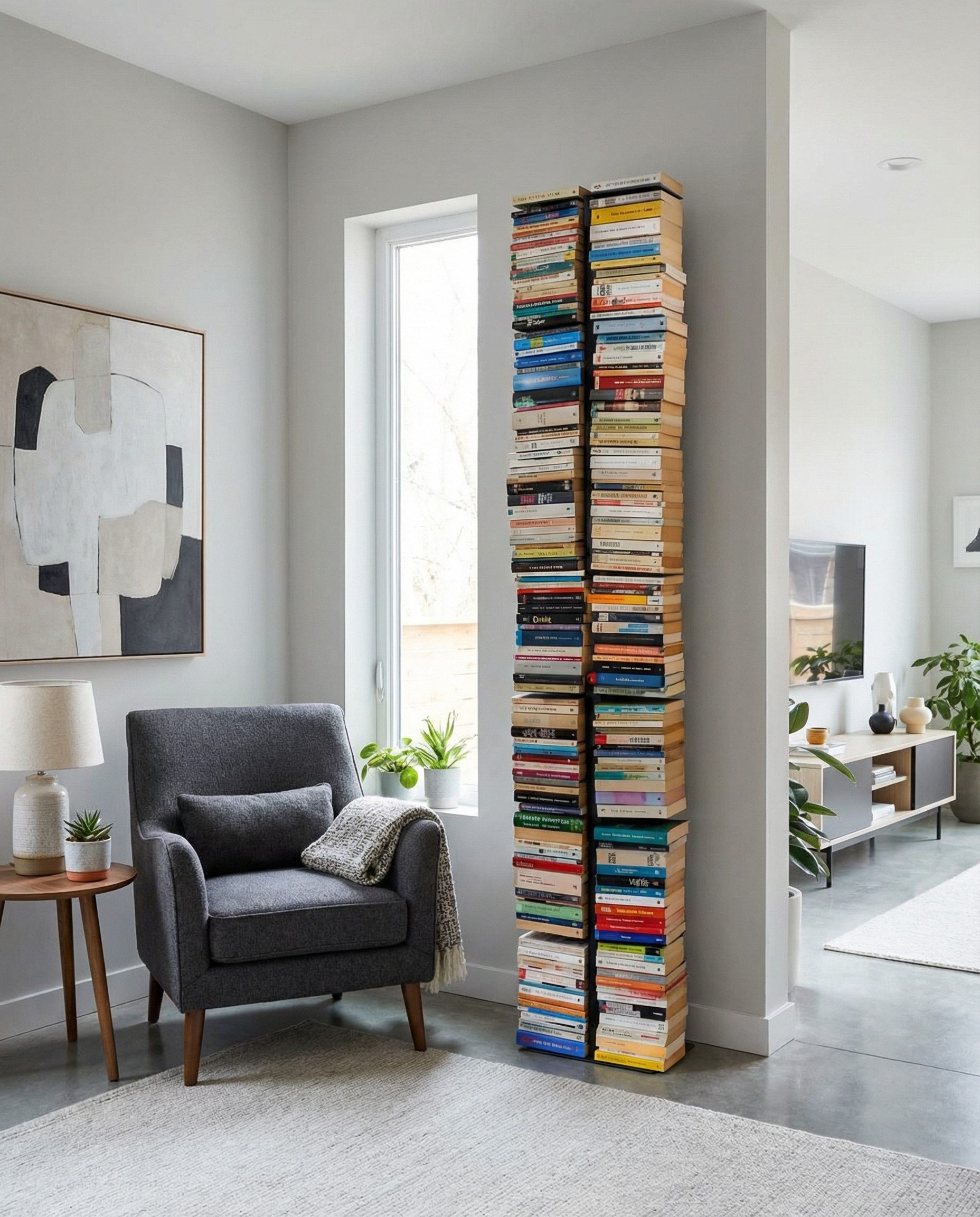 Radius Bücherregal Bücherturm Booksbaum 1 Wand groß