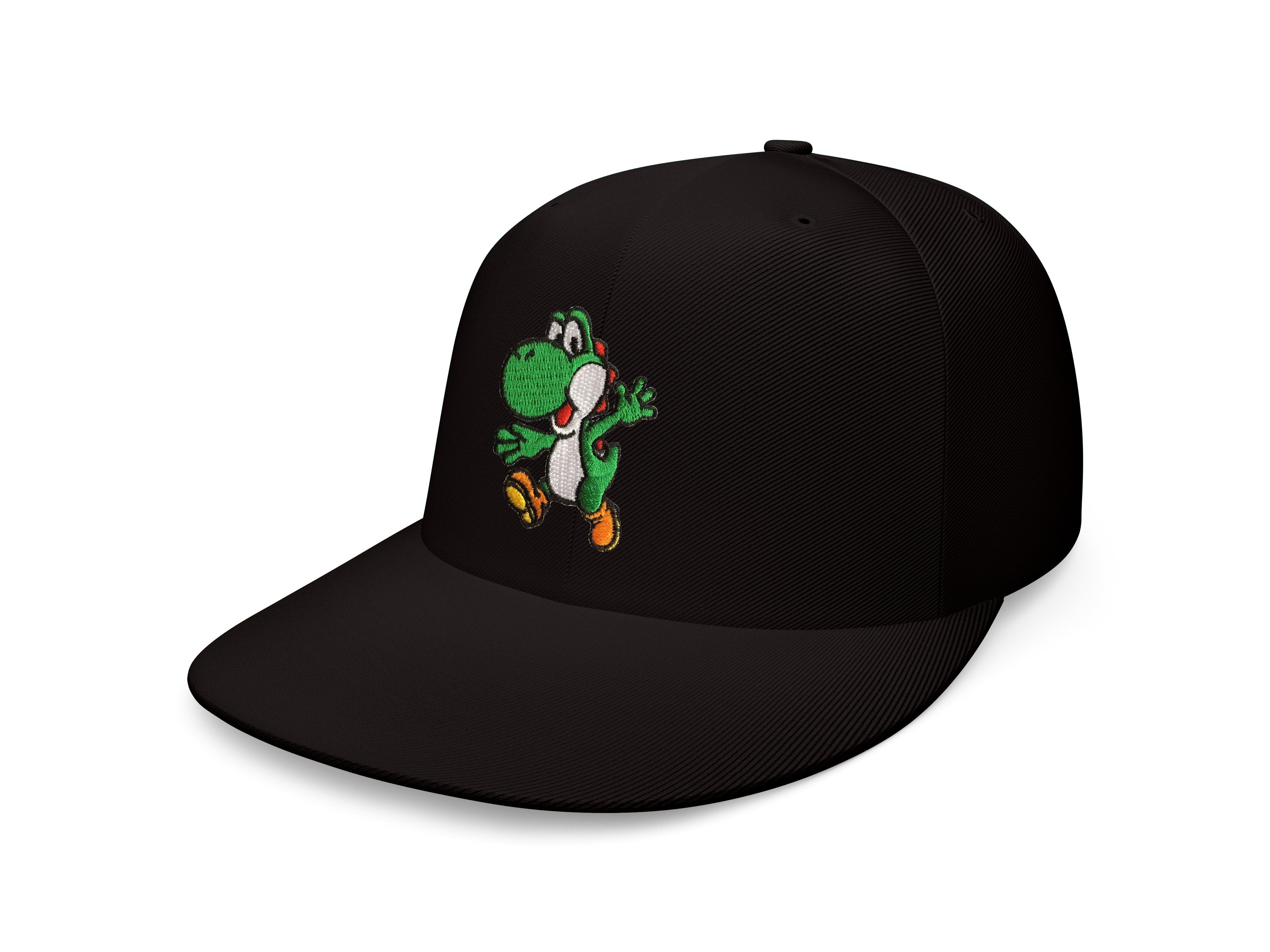 Blondie & Brownie Snapback Cap Unisex Erwachsene Yoshi Stick Patch Mario Luigi Super Retro Konsole One Size