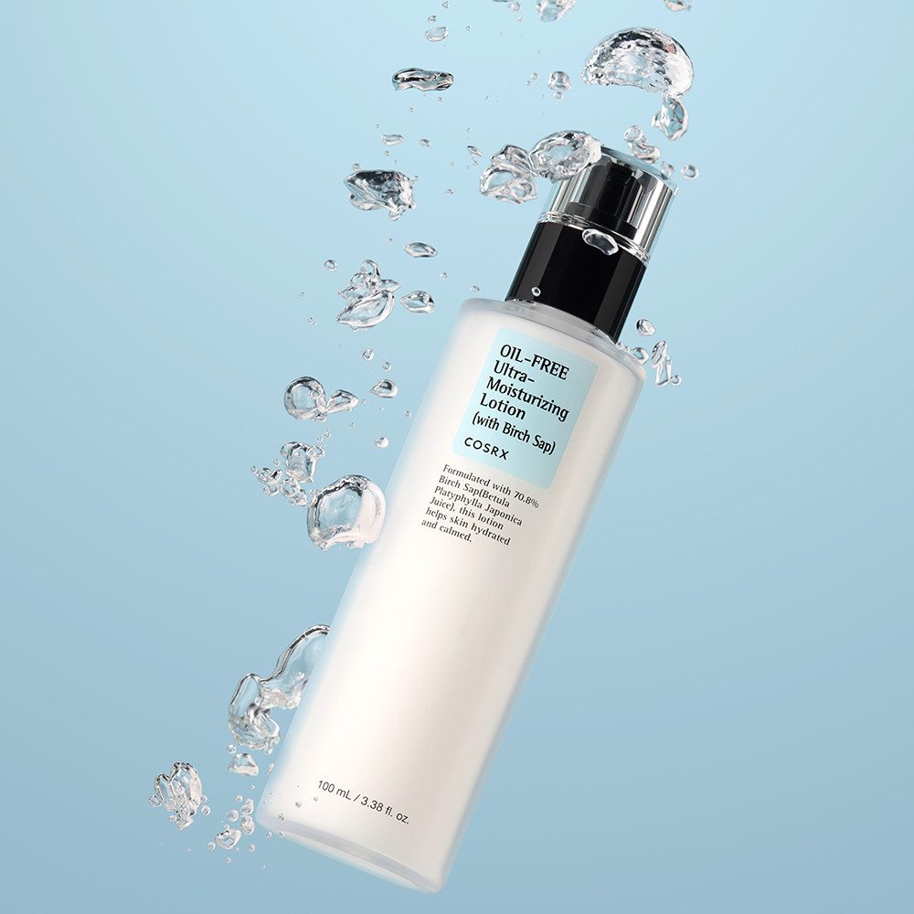 Cosrx Gesichtslotion Oil Free Ultra Moisturizing Lotion, für trockene Haut