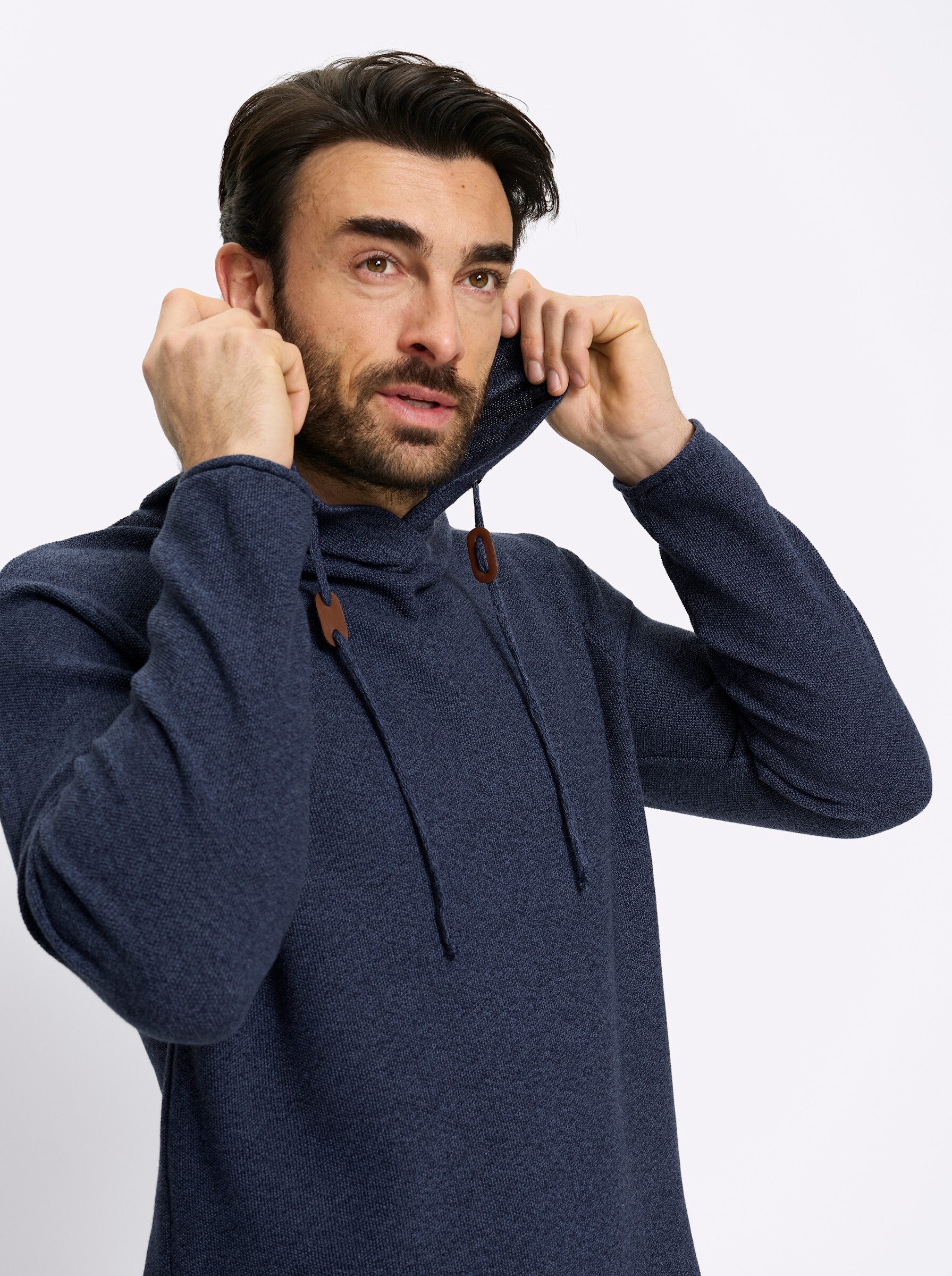 Witt Strickpullover Kapuzen-Pullover Langarm