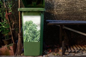 MuchoWow Wandsticker Ein Bündel Bimi-Gemüse (1 St), Mülleimer-aufkleber, Mülltonne, Sticker, Container, Abfalbehälter