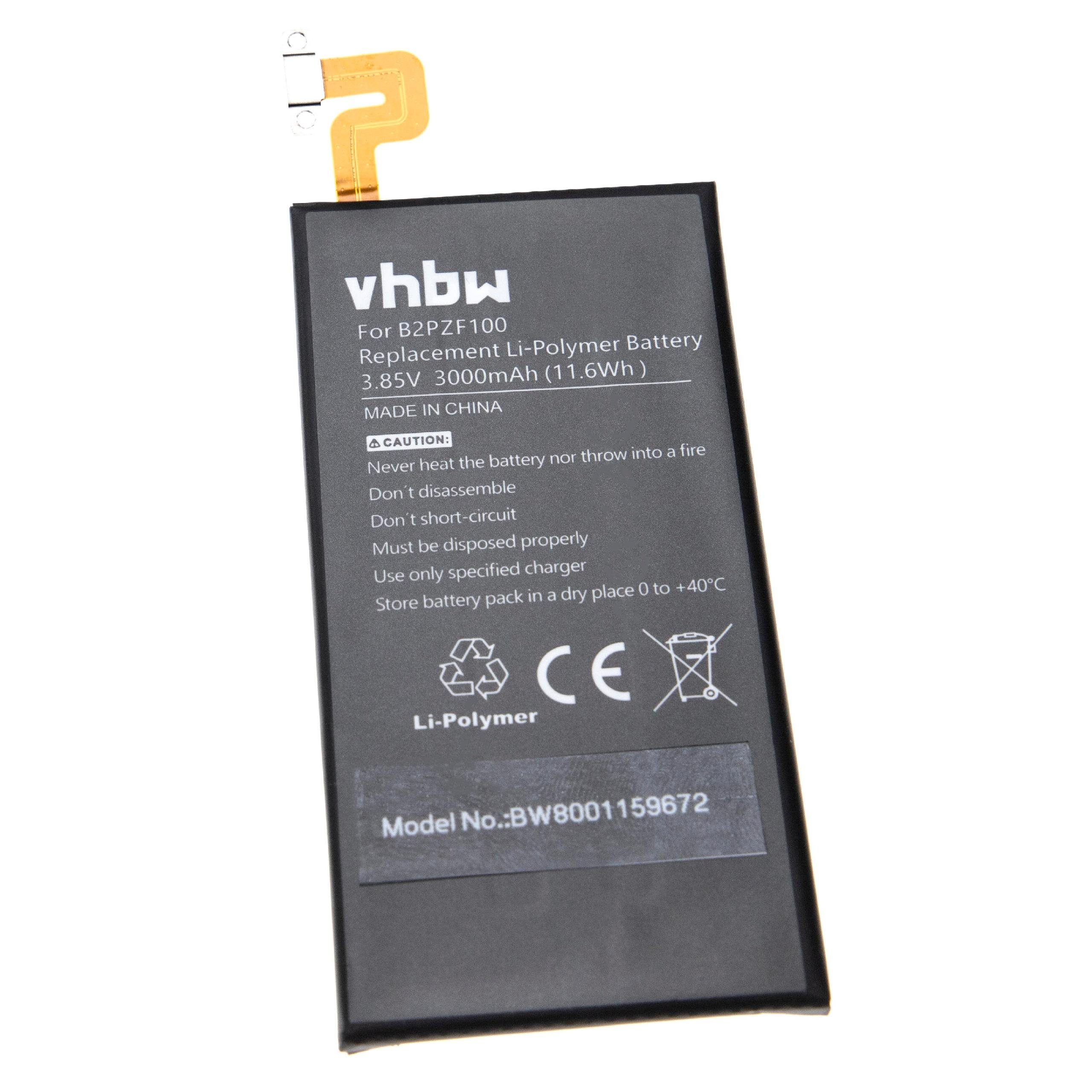 vhbw kompatibel mit HTC U Ultra, U Ultra TD-LTE, U-1w, 2PZF100, Ocean Note Smartphone-Akku Li-Polymer 3000 mAh (3,85 V)