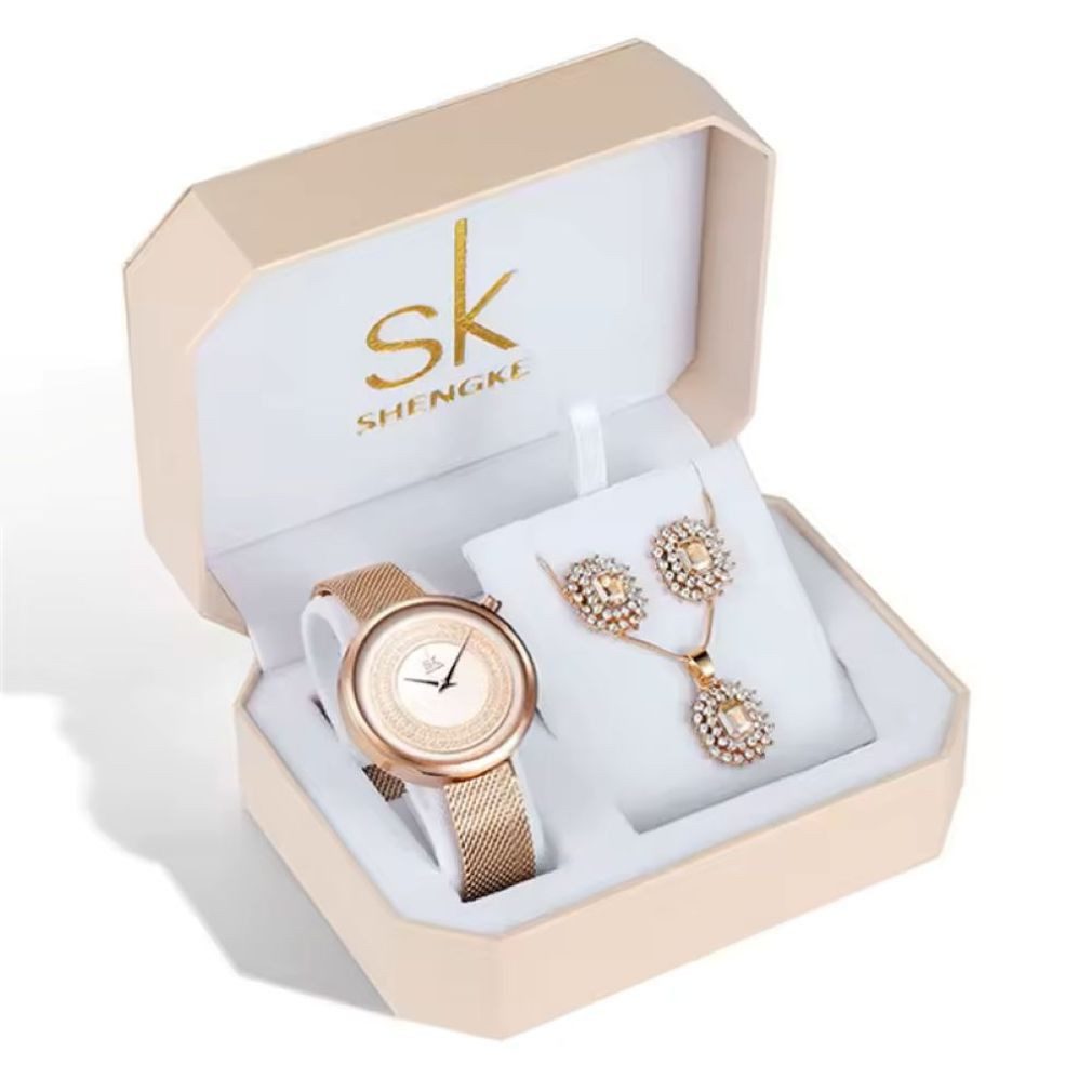 Tidy Schmuckset Weihnachten Muttertag Shengke Geschenkset,elegante Damenuhr günstig online kaufen