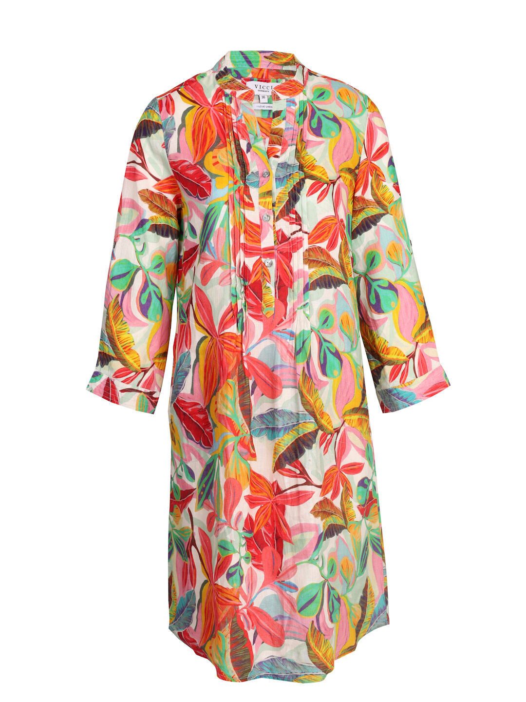 VICCI Germany A-Linien-Kleid (1-tlg) Mit Tunikaausschnitt günstig online kaufen