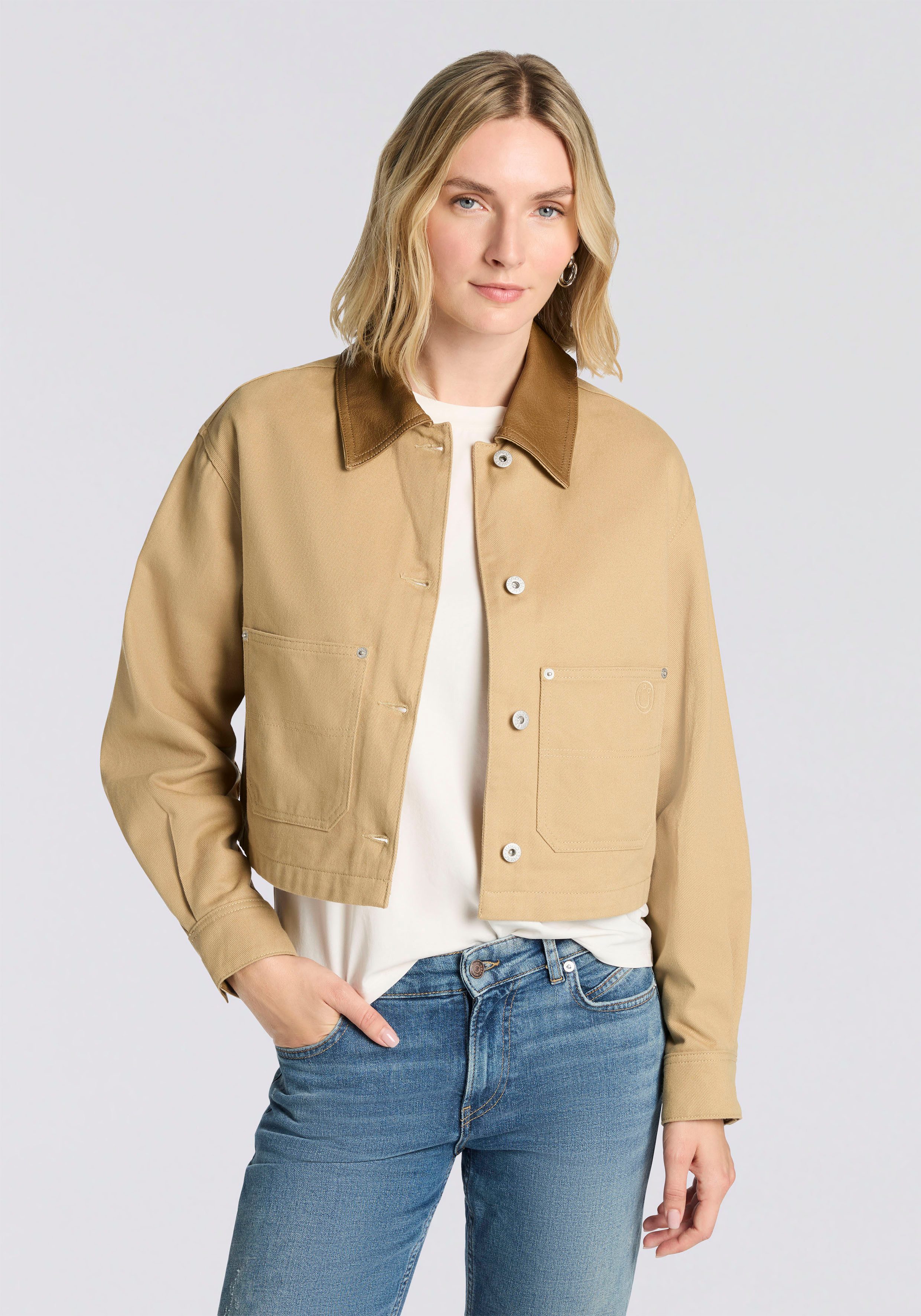 HUGO Blue Kurzjacke Andeso im Boxy günstig online kaufen
