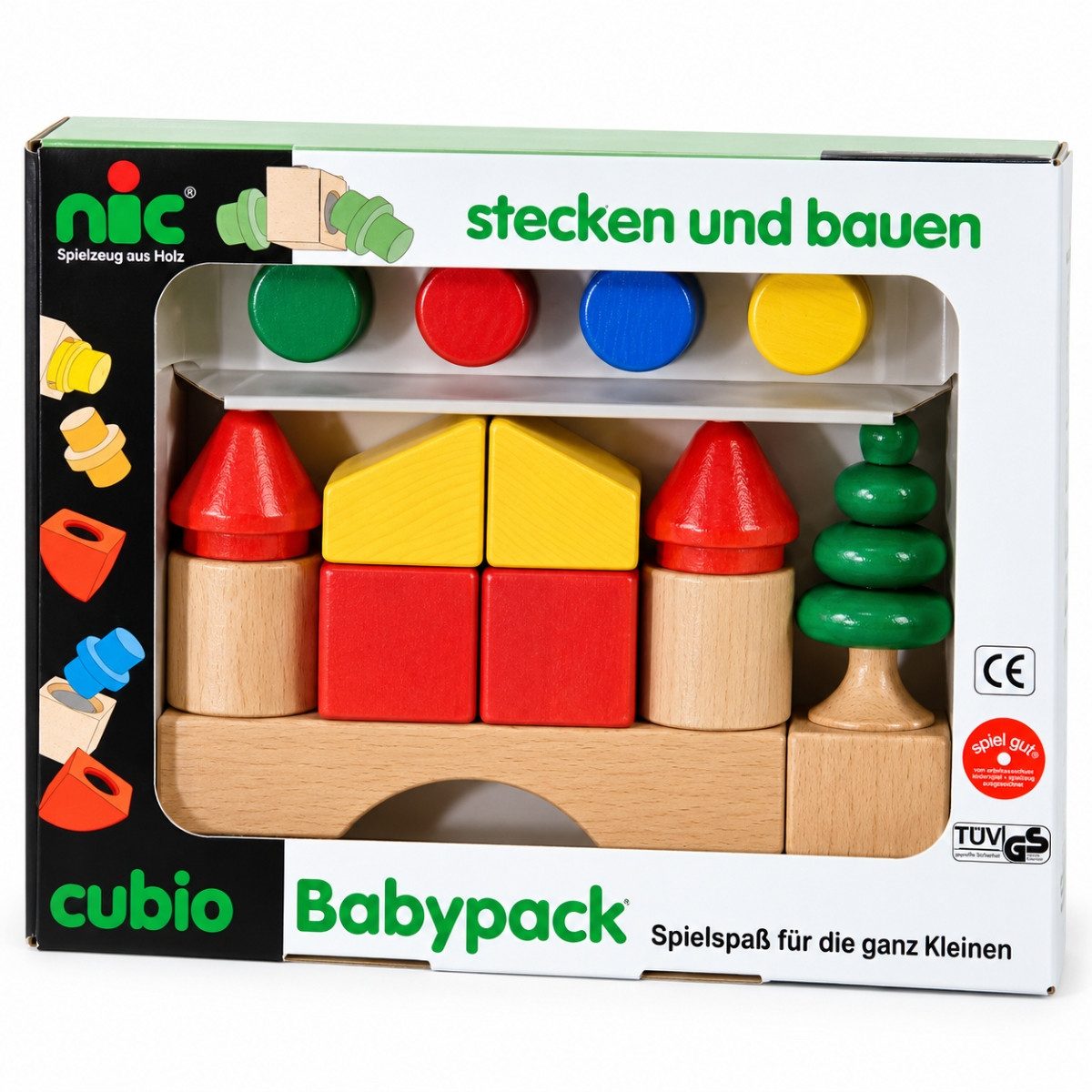 Nic nic cubio Babypack 2 Holzbaukasten