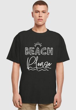 Merchcode T-Shirt Merchcode Herren Beach Please Heavy Oversized Tee (1-tlg)