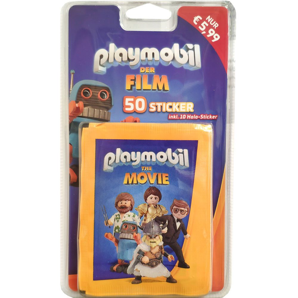 Blue Ocean Sammelkarte Playmobil - Der Film 2019 - Sammelsticker - 1 Blister